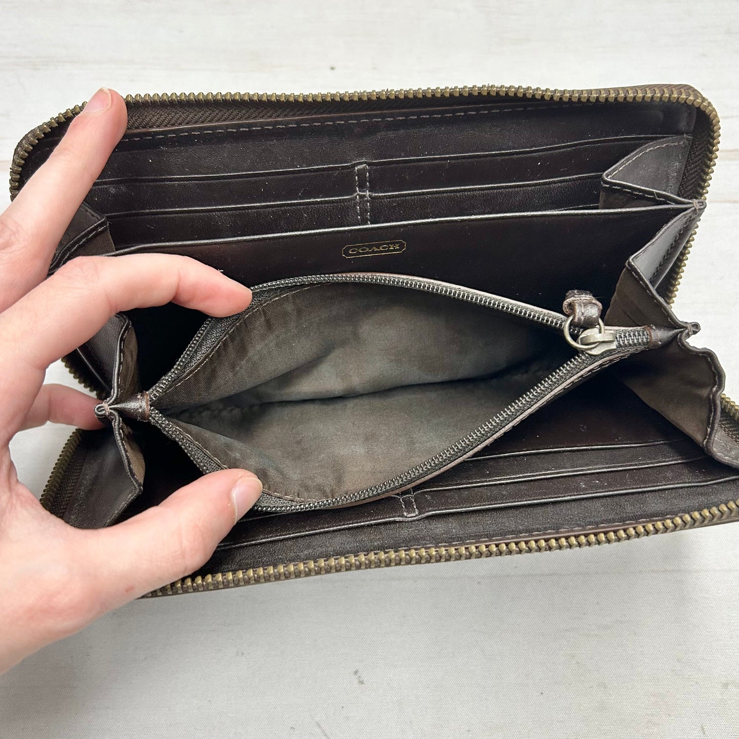 Wallet Designer By Coach, Size: Large