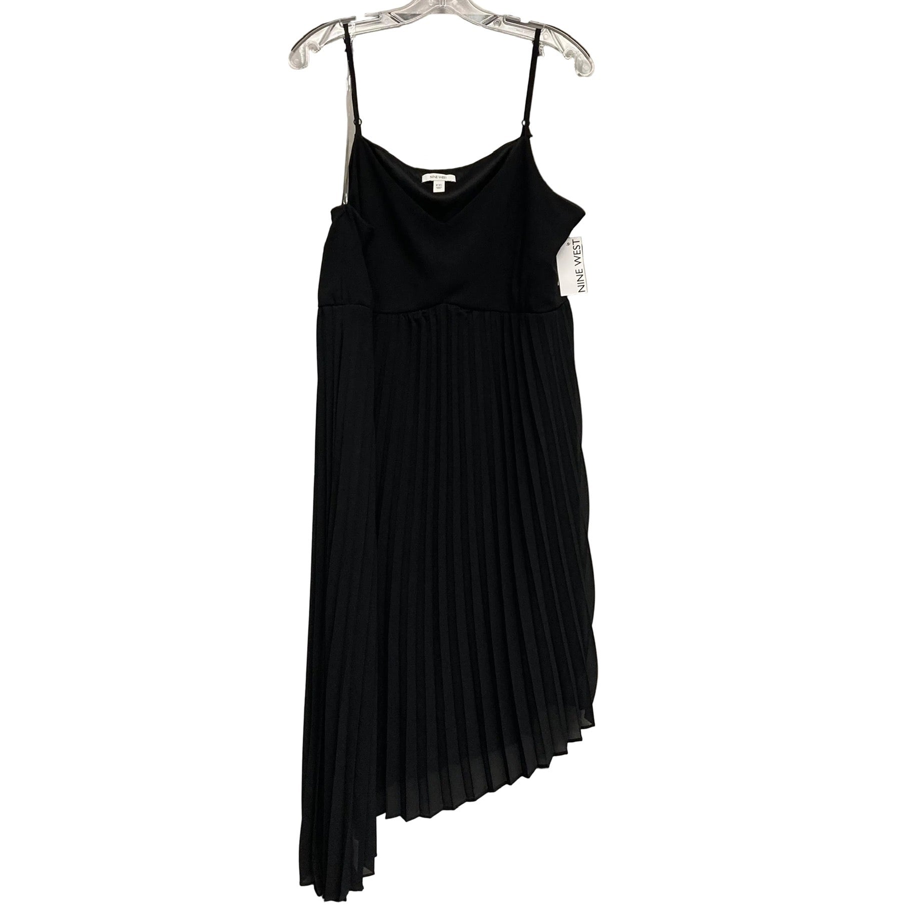 nine west midi dress Dress Casual Midi By Nine West In Black, Size:1X