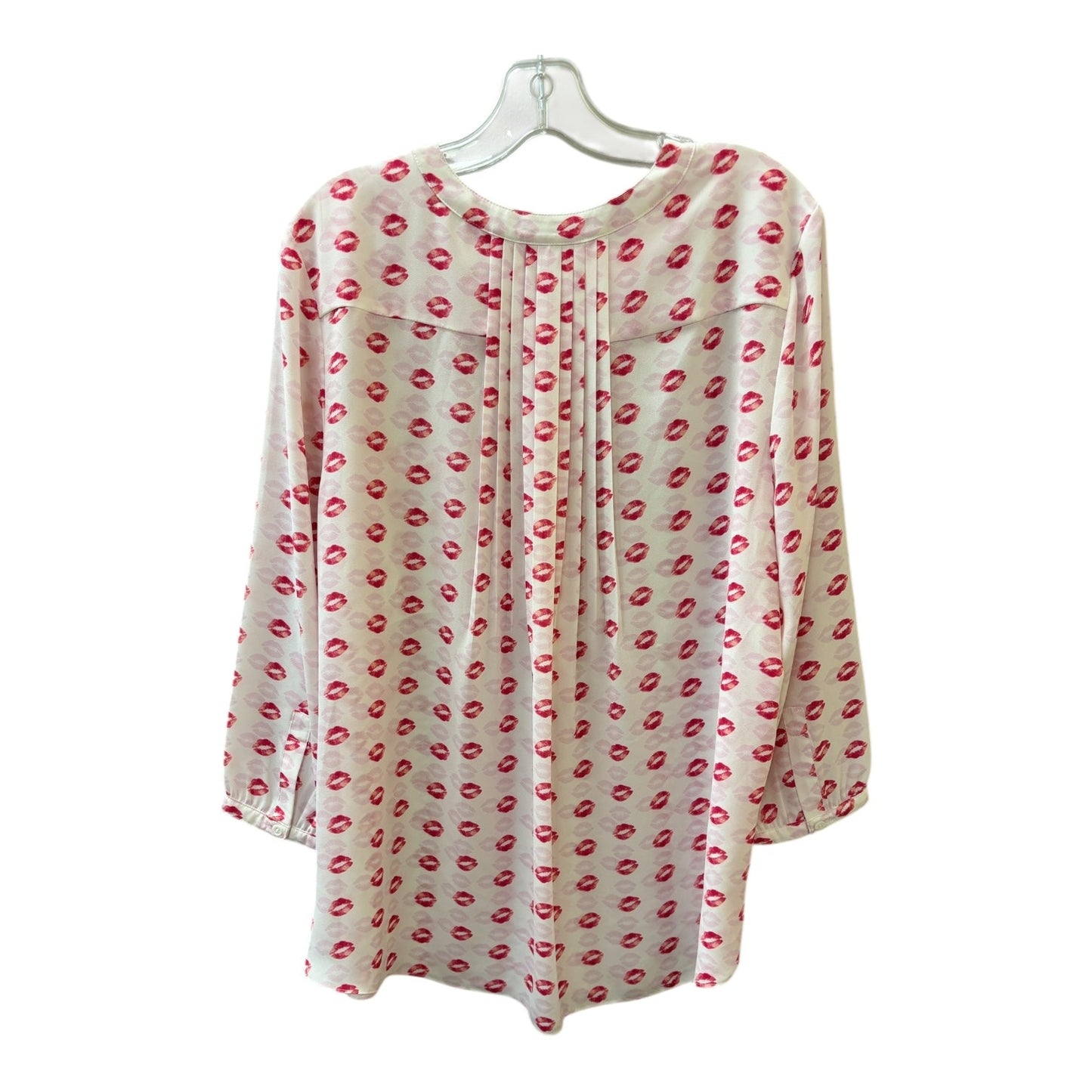 Top Ls By Not Your Daughters Jeans In Red & White, Size:L