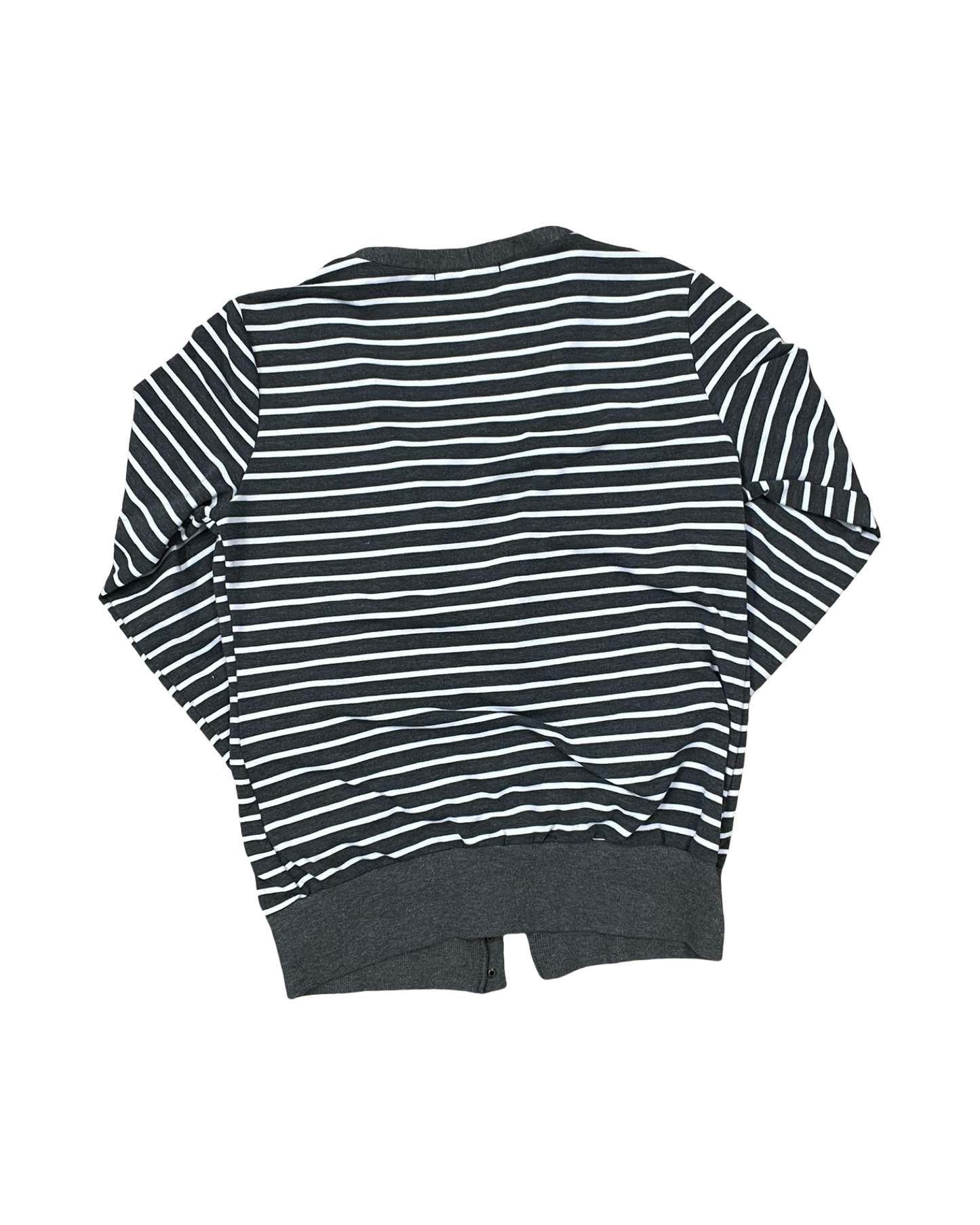 Cardigan By Merokeety In Grey & White, Size:L