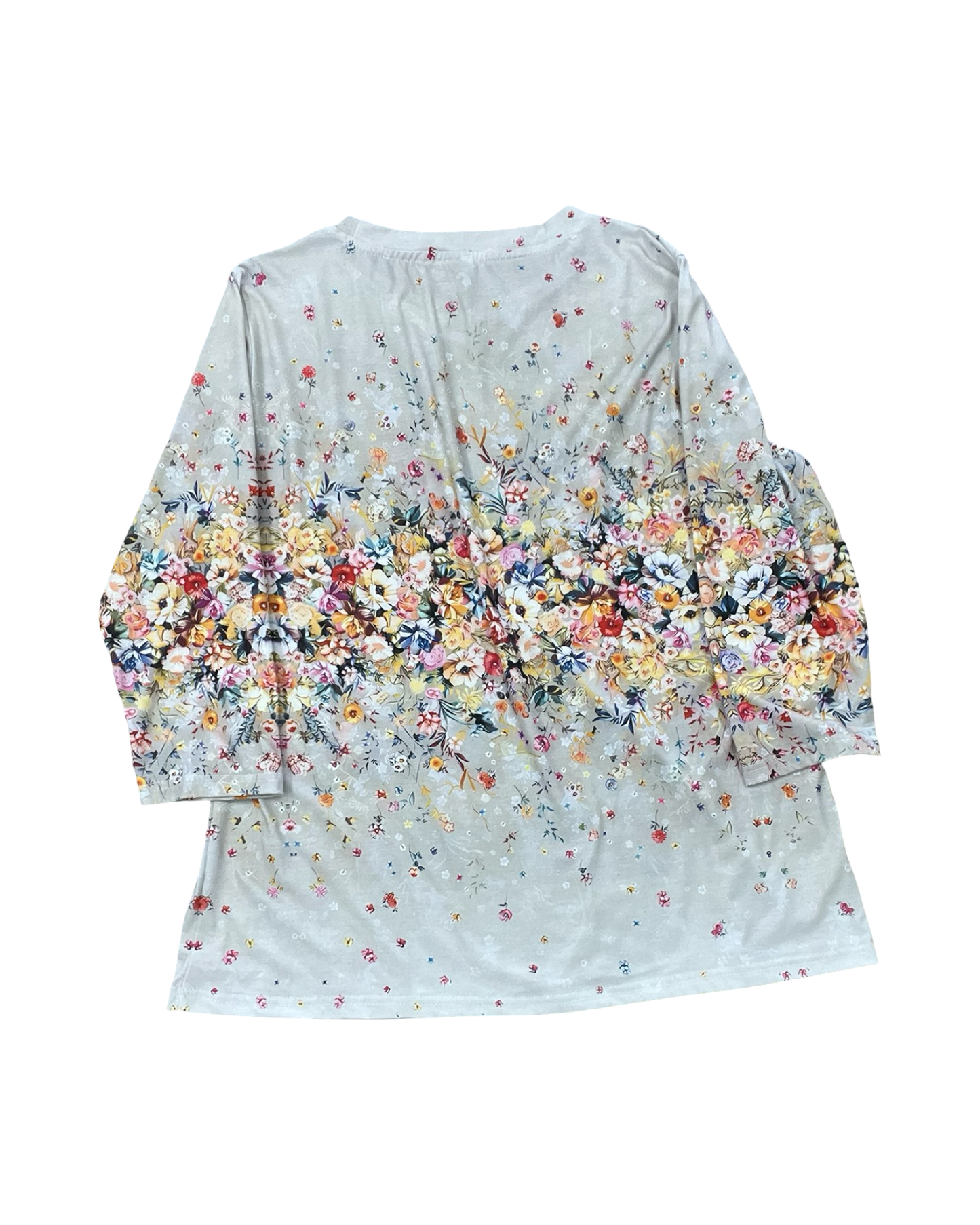 Top 3/4 Sleeve By Clothes Mentor In Tan, Size:L
