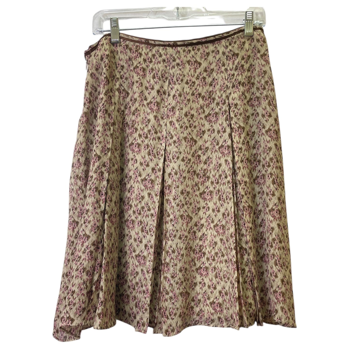 Skirt Midi By Ann Taylor In Brown, Size:0