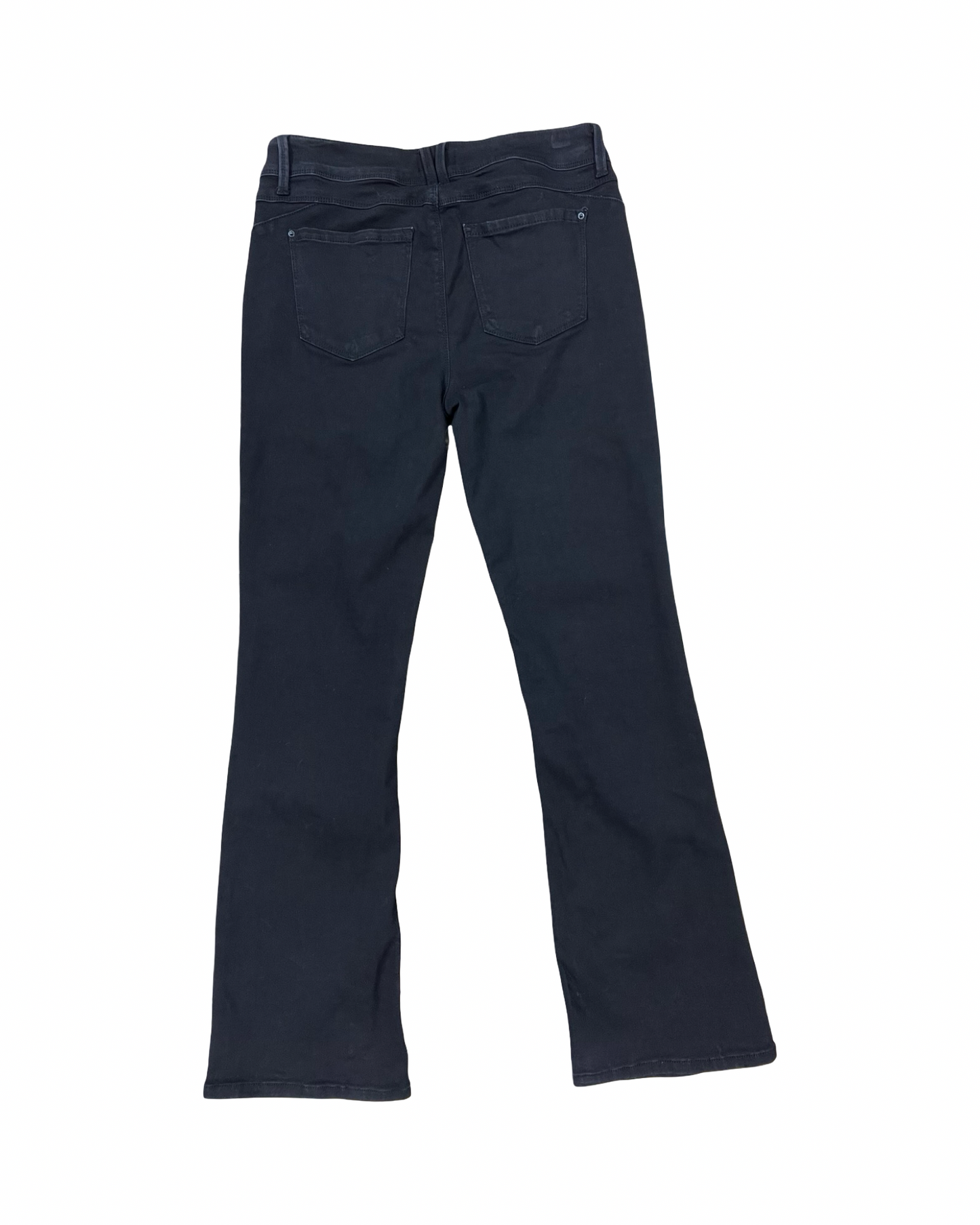 Jeans Boot Cut By Curve Appeal In Black Denim, Size:12