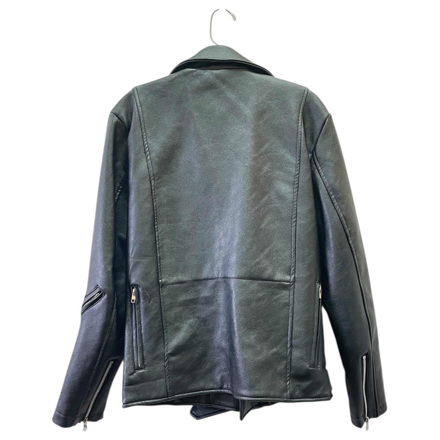 Jacket Moto By BENIOS In Black, Size:M