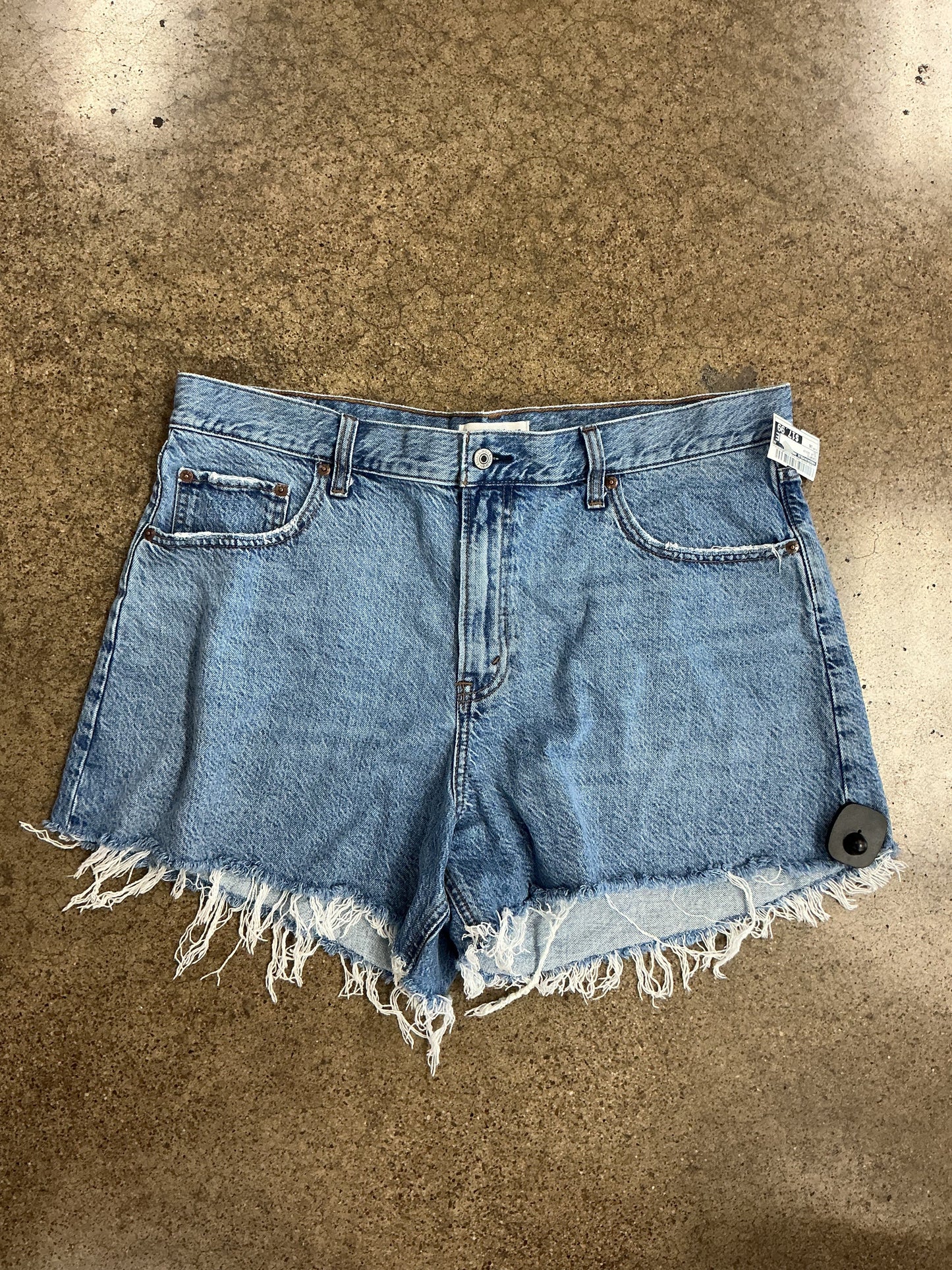Shorts By Abercrombie And Fitch In Blue Denim, Size:16