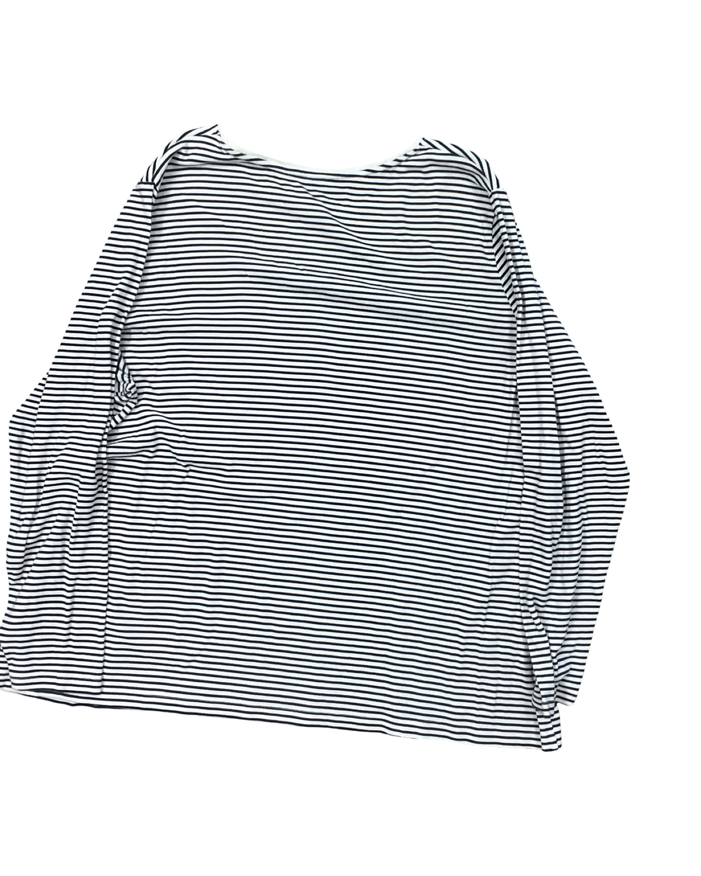 Top Ls By Croft And Barrow In Blue & White, Size:2X