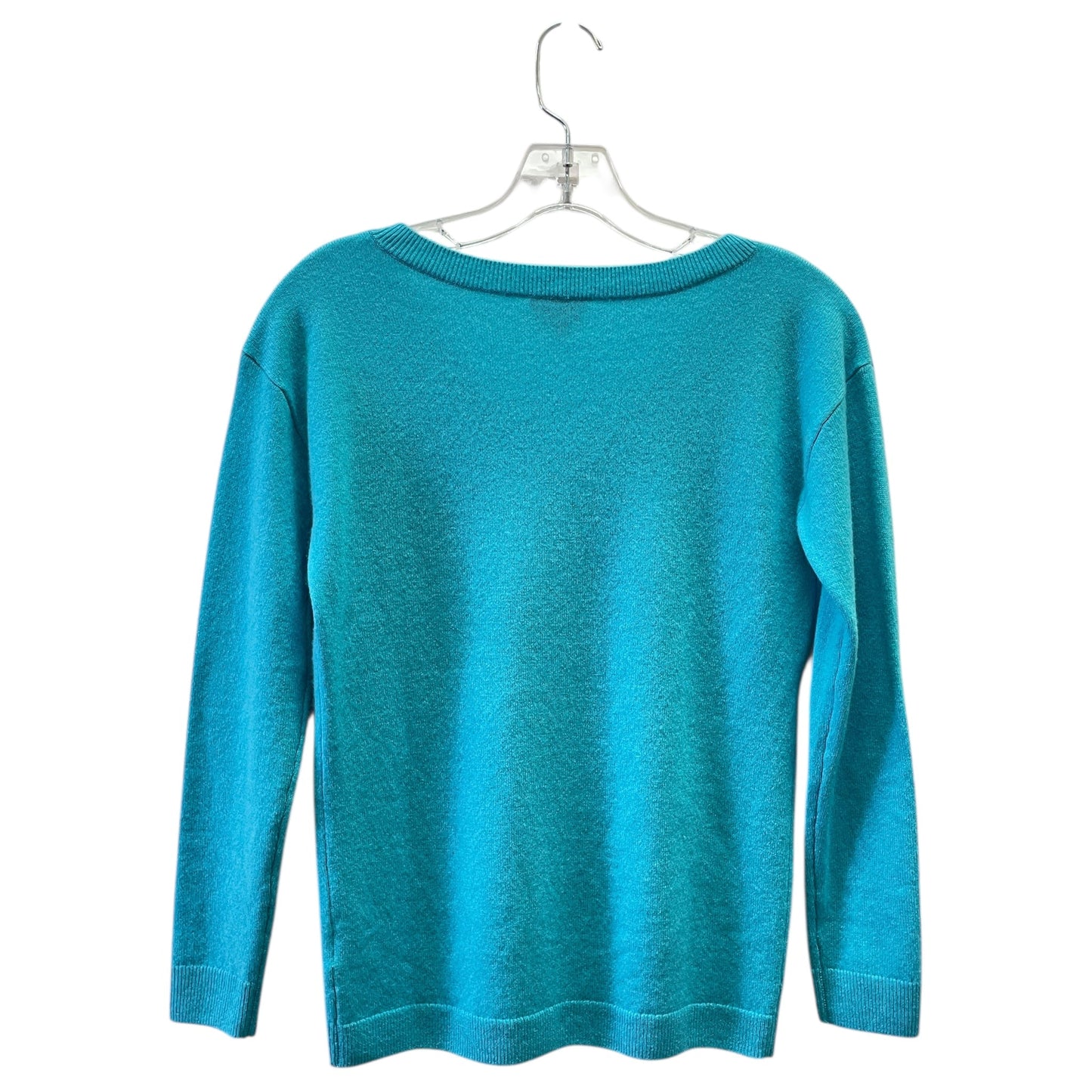 Sweater Cashmere By Talbots In Aqua, Size:Xsp