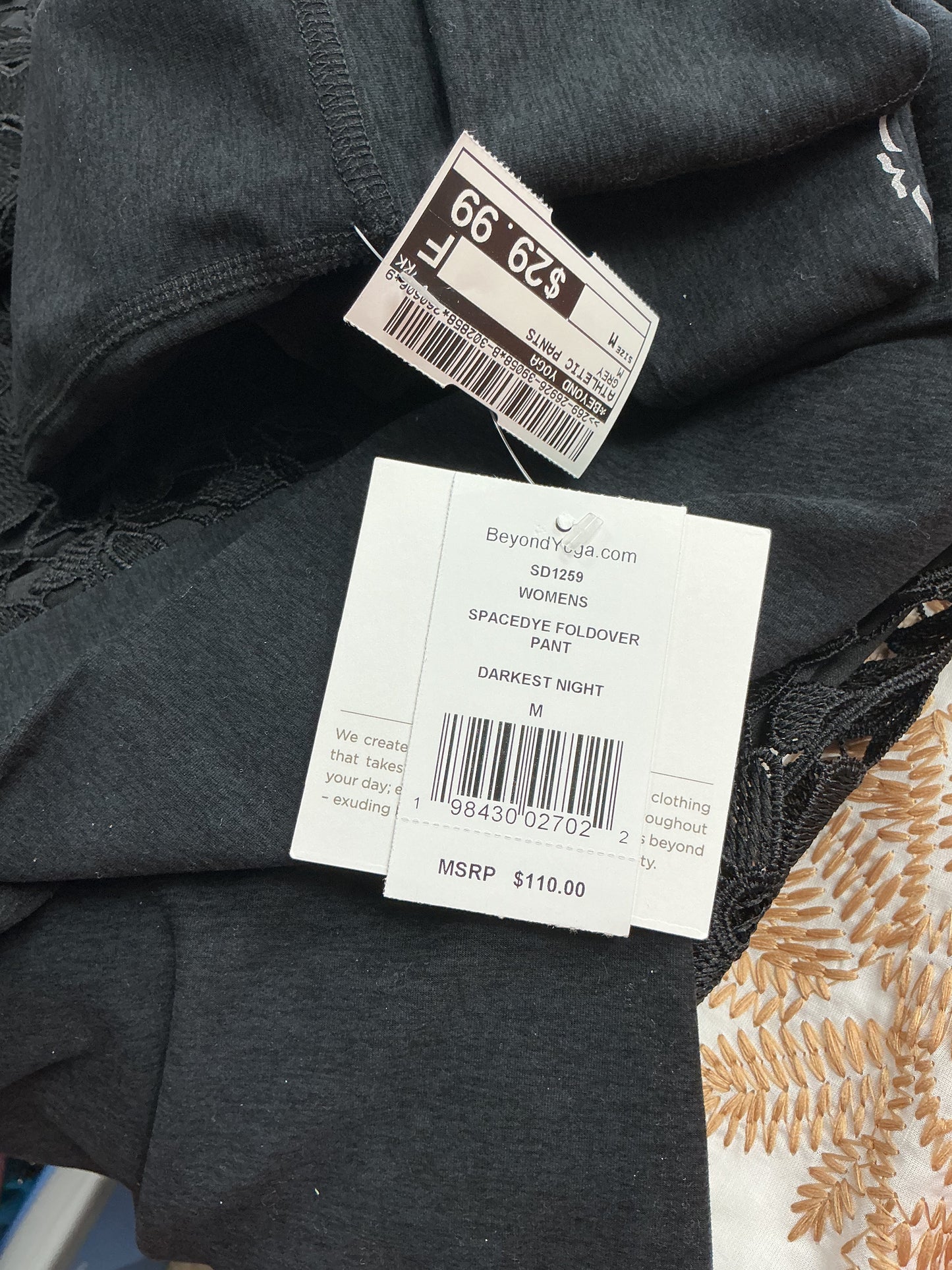 Athletic Pants By Beyond Yoga In Grey, Size:M