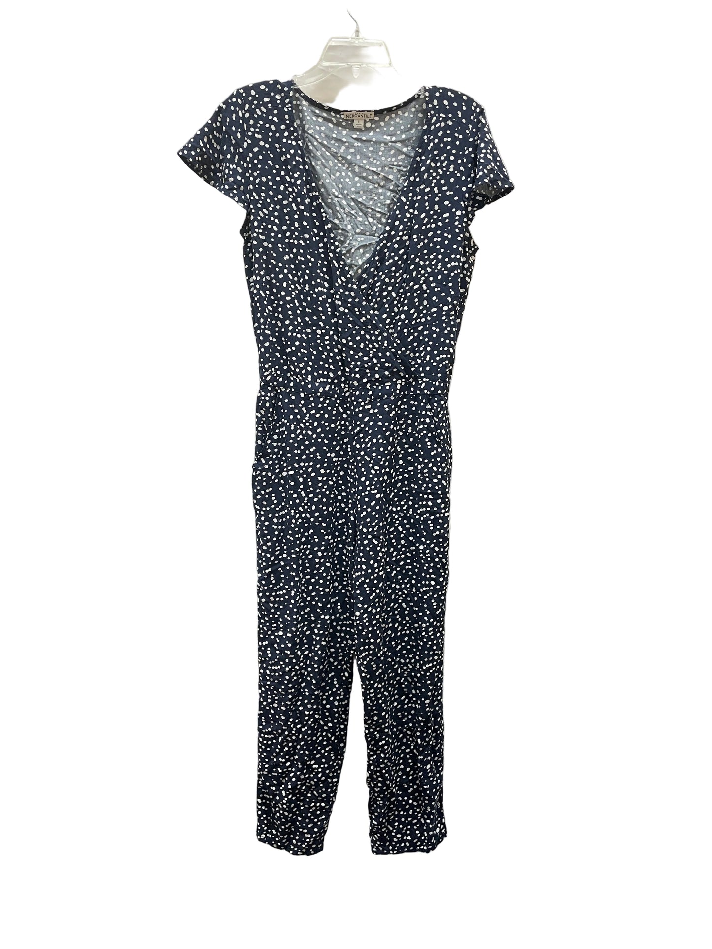 Jumpsuit By J. Crew In Blue & White, Size:S