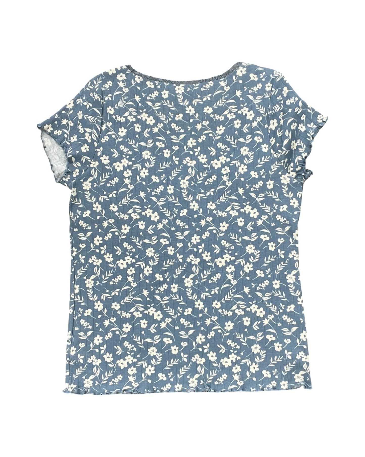 Top Ss By Torrid In Blue & Cream, Size:Xl