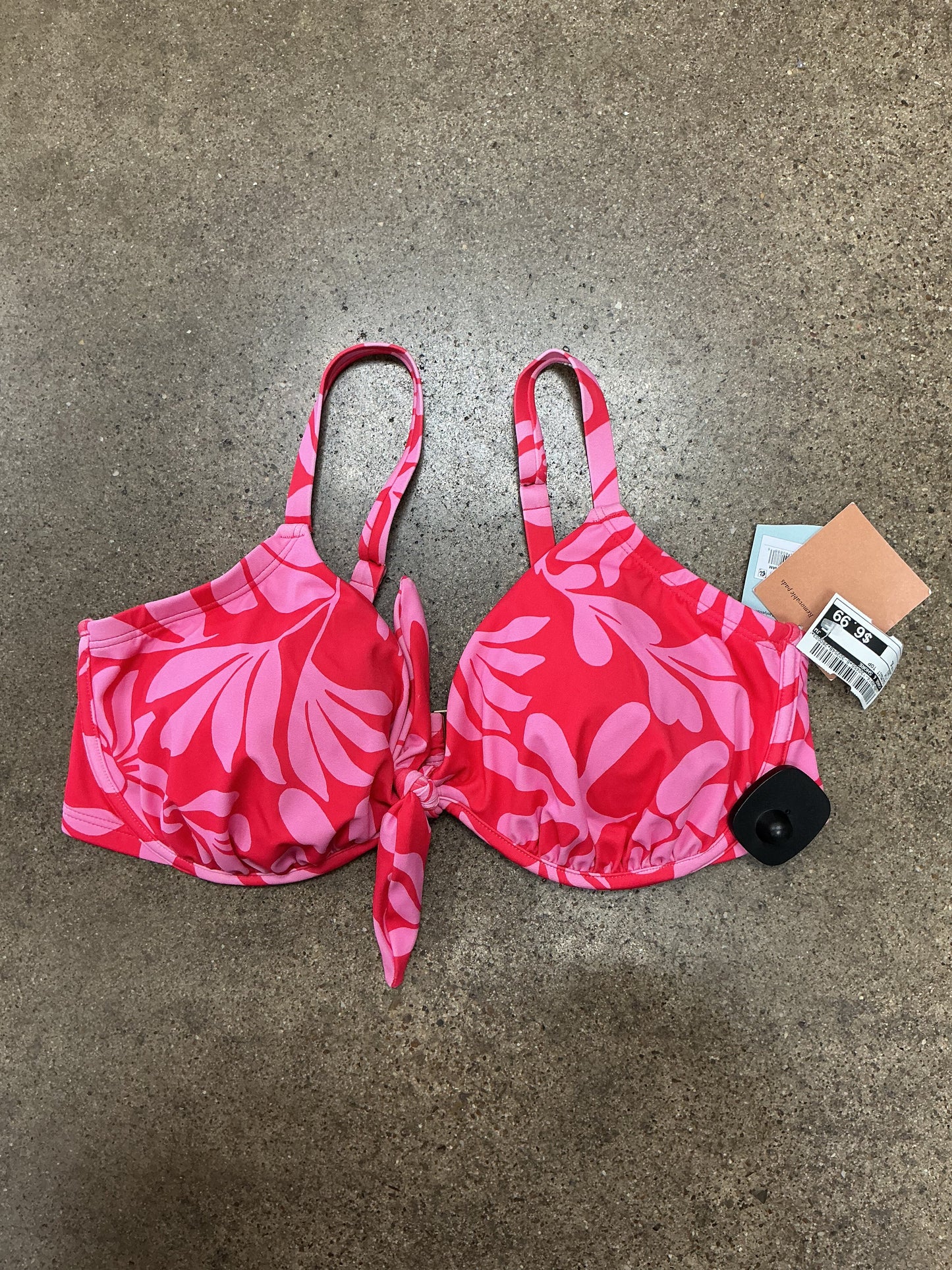Swimsuit Top By Shade & Shore In Pink, Size:Xl