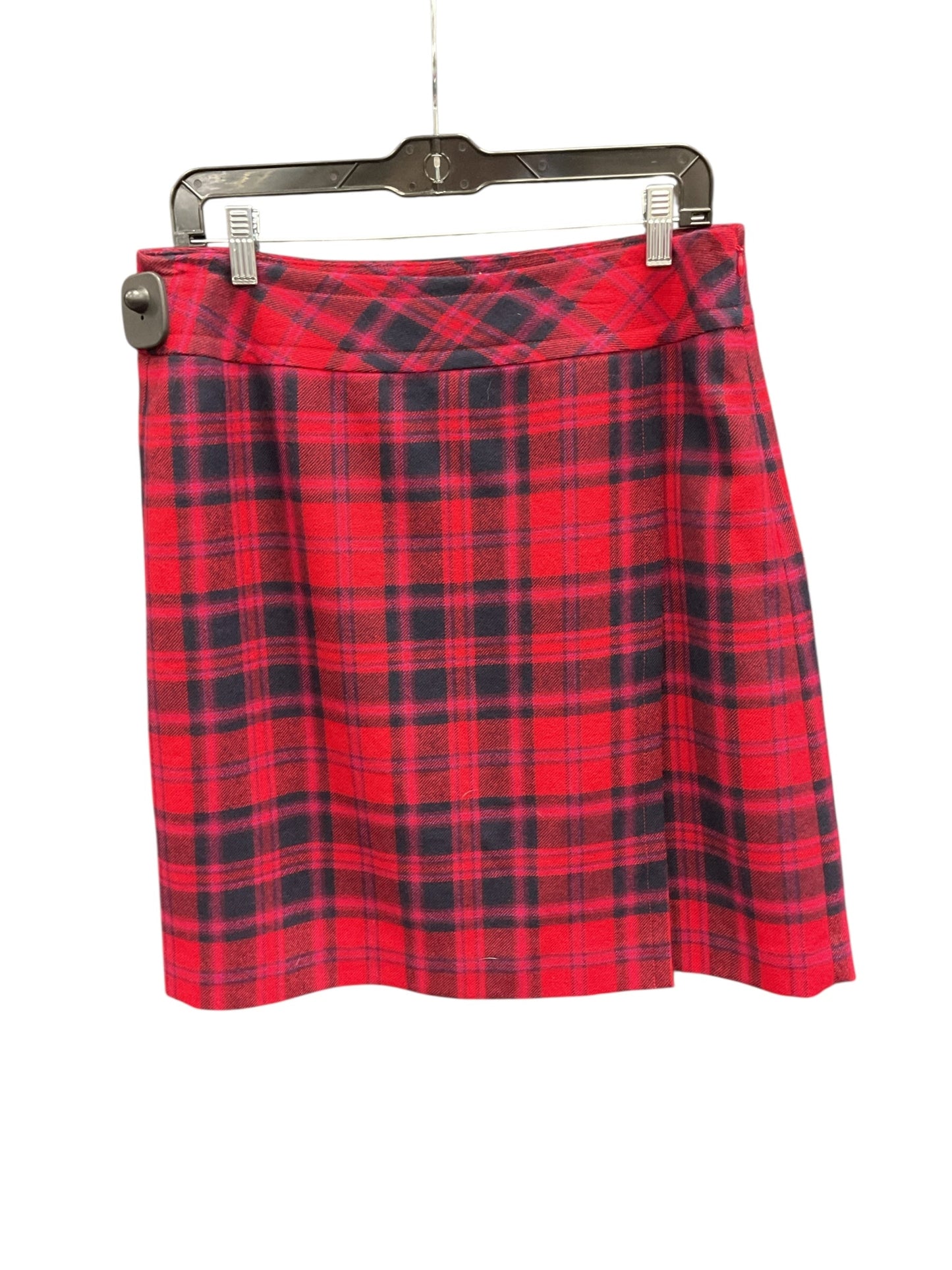 Skirt Midi By Talbots In Red, Size:10