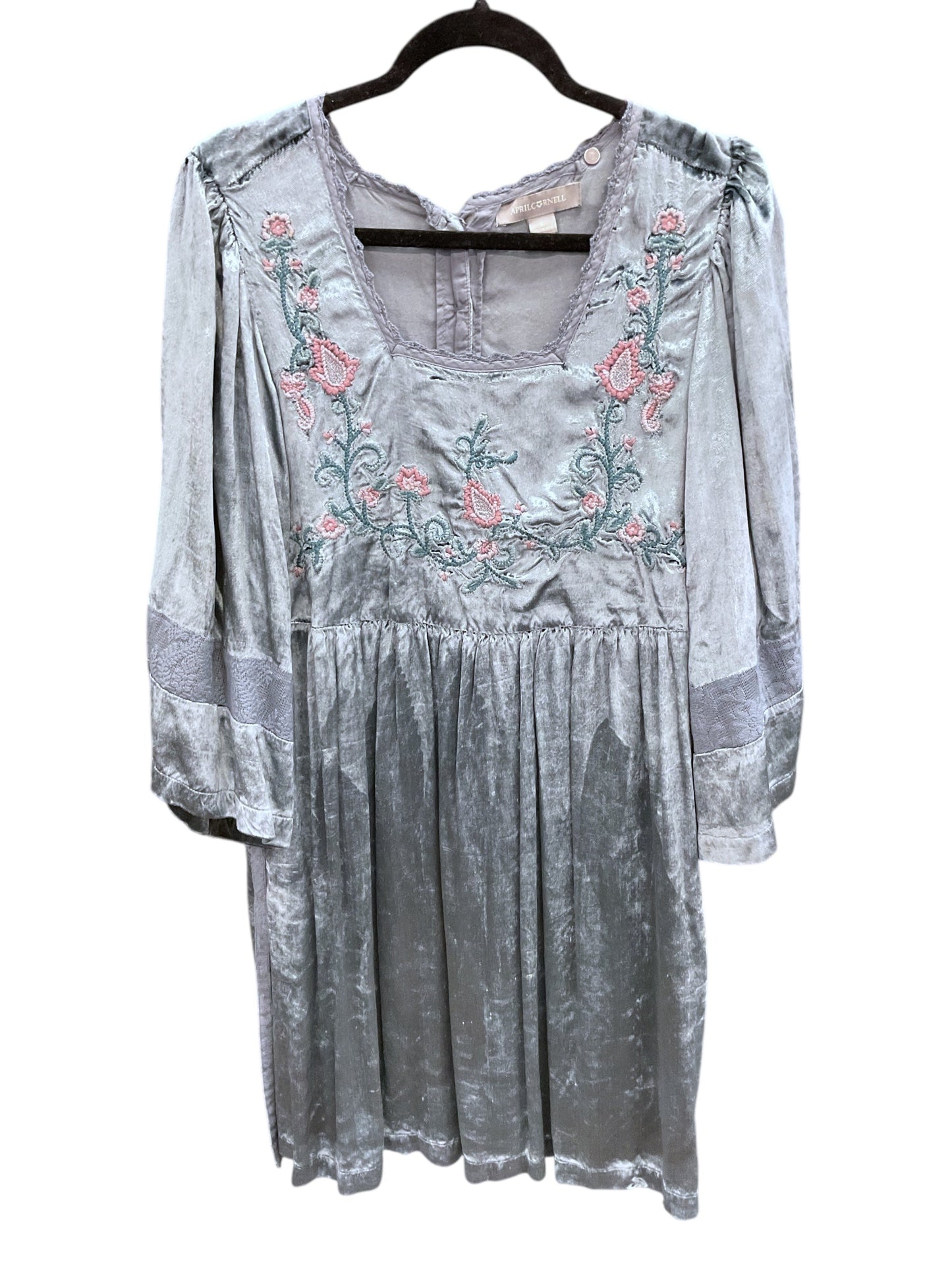 Dress Casual Midi By April Carnell In Blue, Size:S