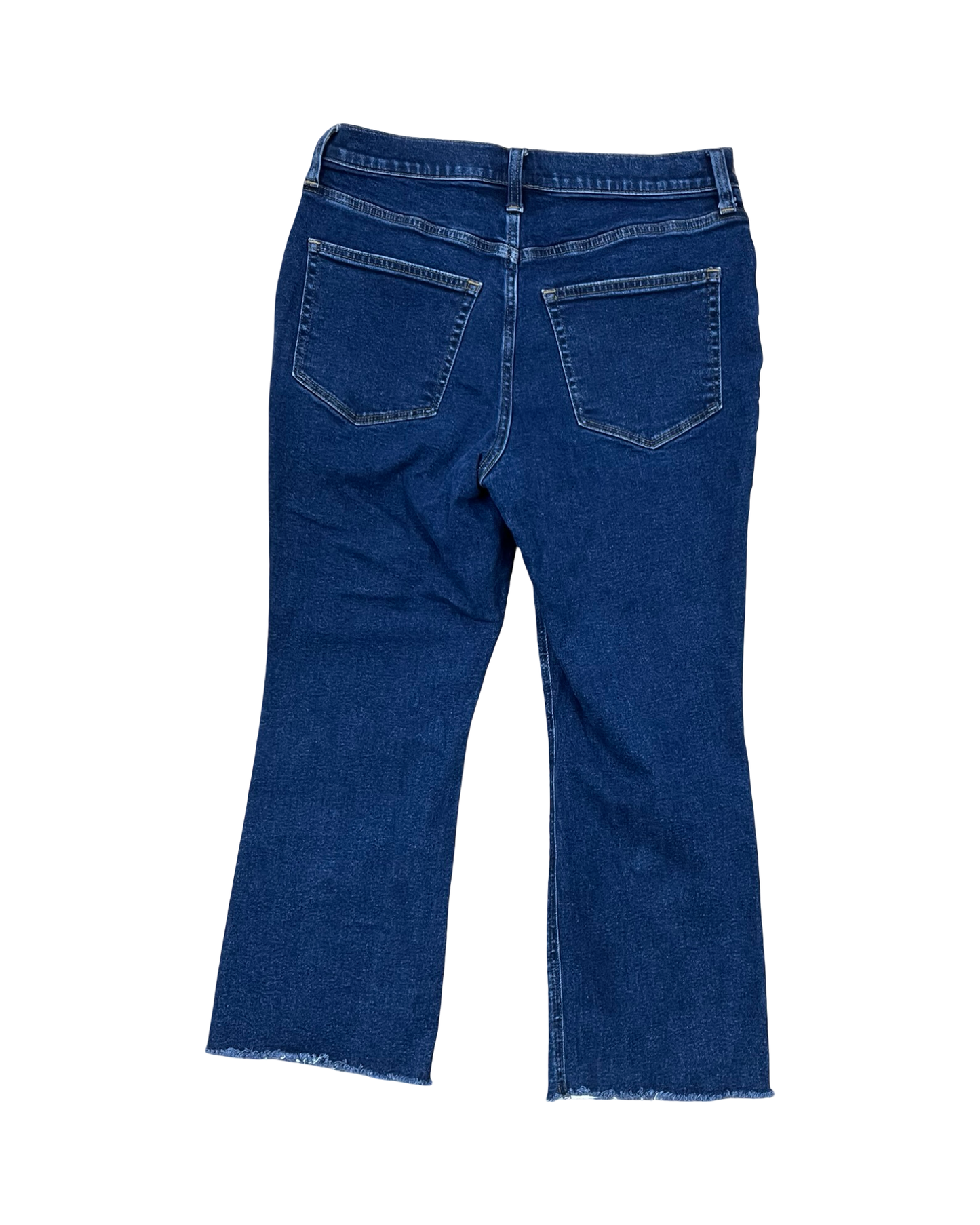 Jeans Cropped By J. Crew In Blue Denim, Size:8