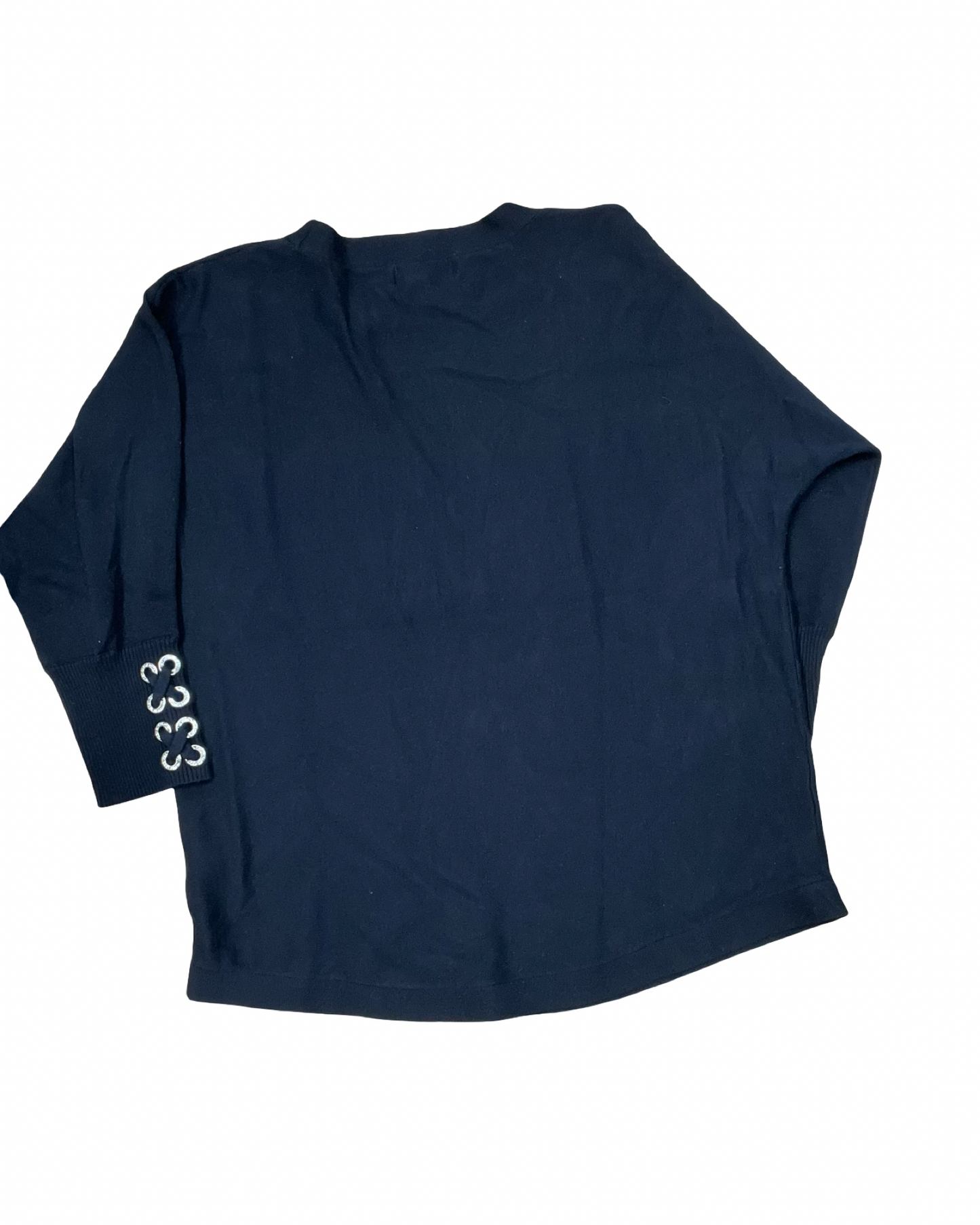 Top 3/4 Sleeve By Cable And Gauge In Black, Size:Xl