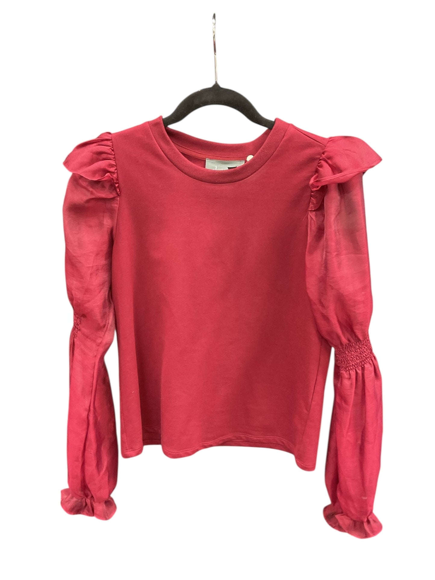 Top Ls By Anthropologie In Red, Size:Xs