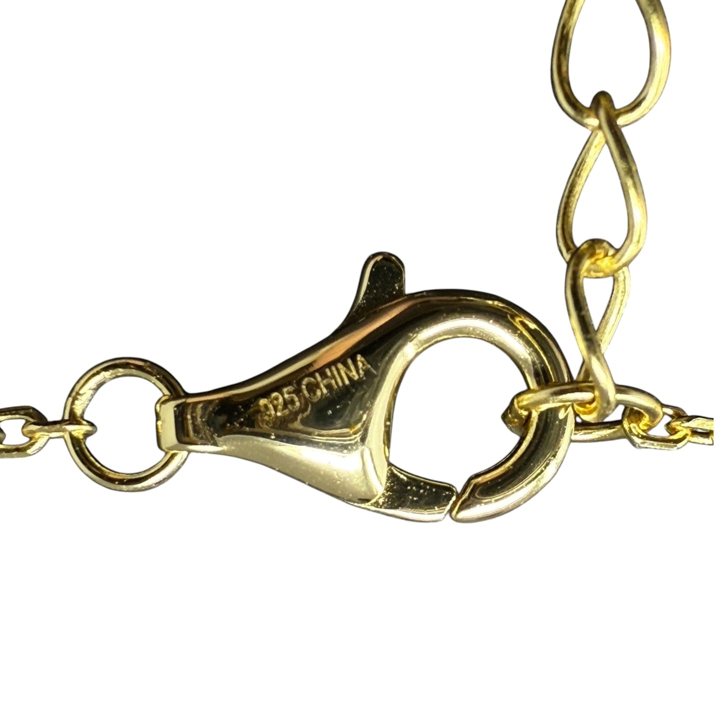 Gold Over Sterling Silver Sea Life Delicate Chain Charm Necklace