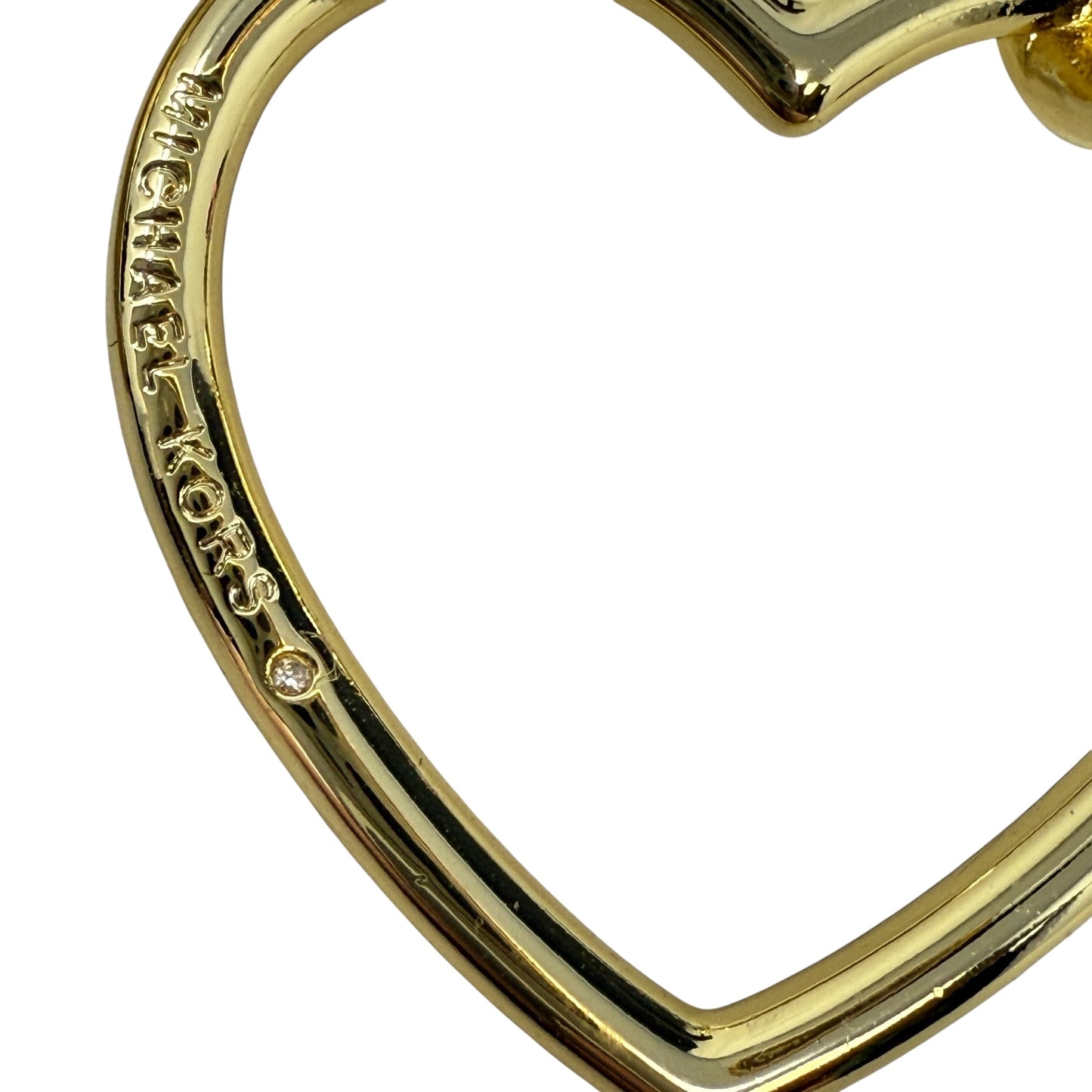 Knotted Heart Hoop Earrings By Michael By Michael Kors