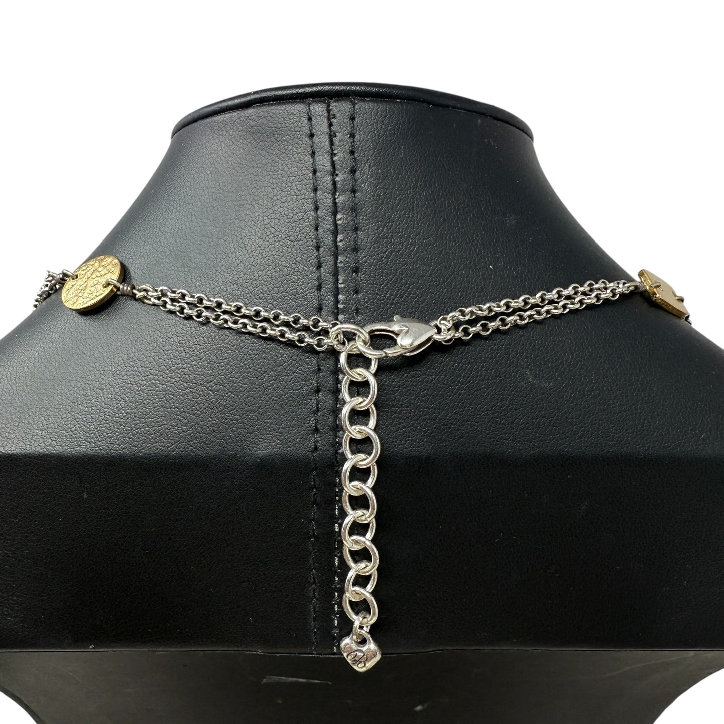 Two Tone Deco Station Necklace By Brighton