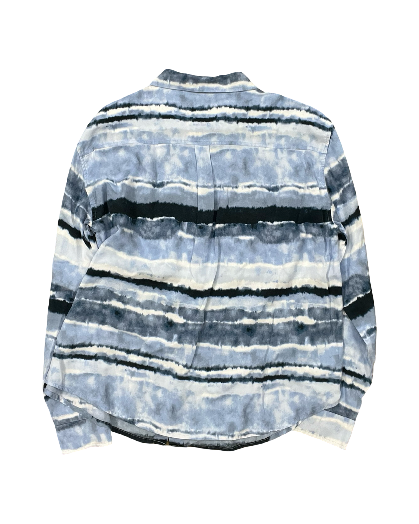 Blouse Ls By Charlie B In Blue, Size:M
