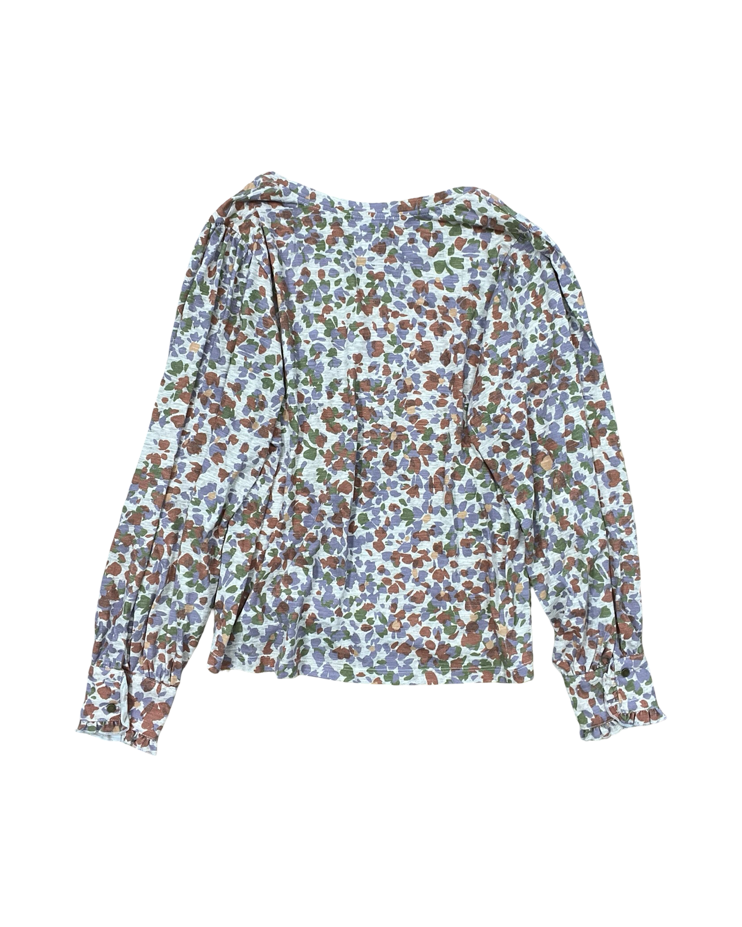 Top Ls By Democracy In Cream & Purple, Size:Xl
