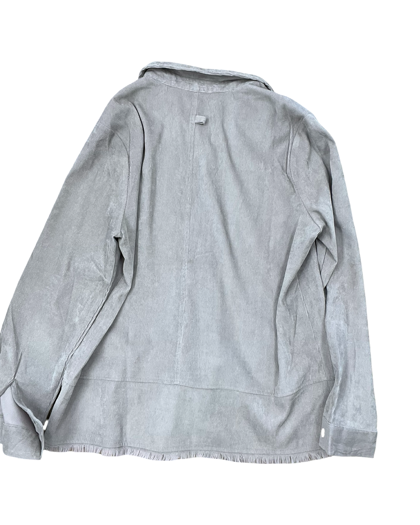 Blouse Ls By Doe & Rae In Grey, Size:L