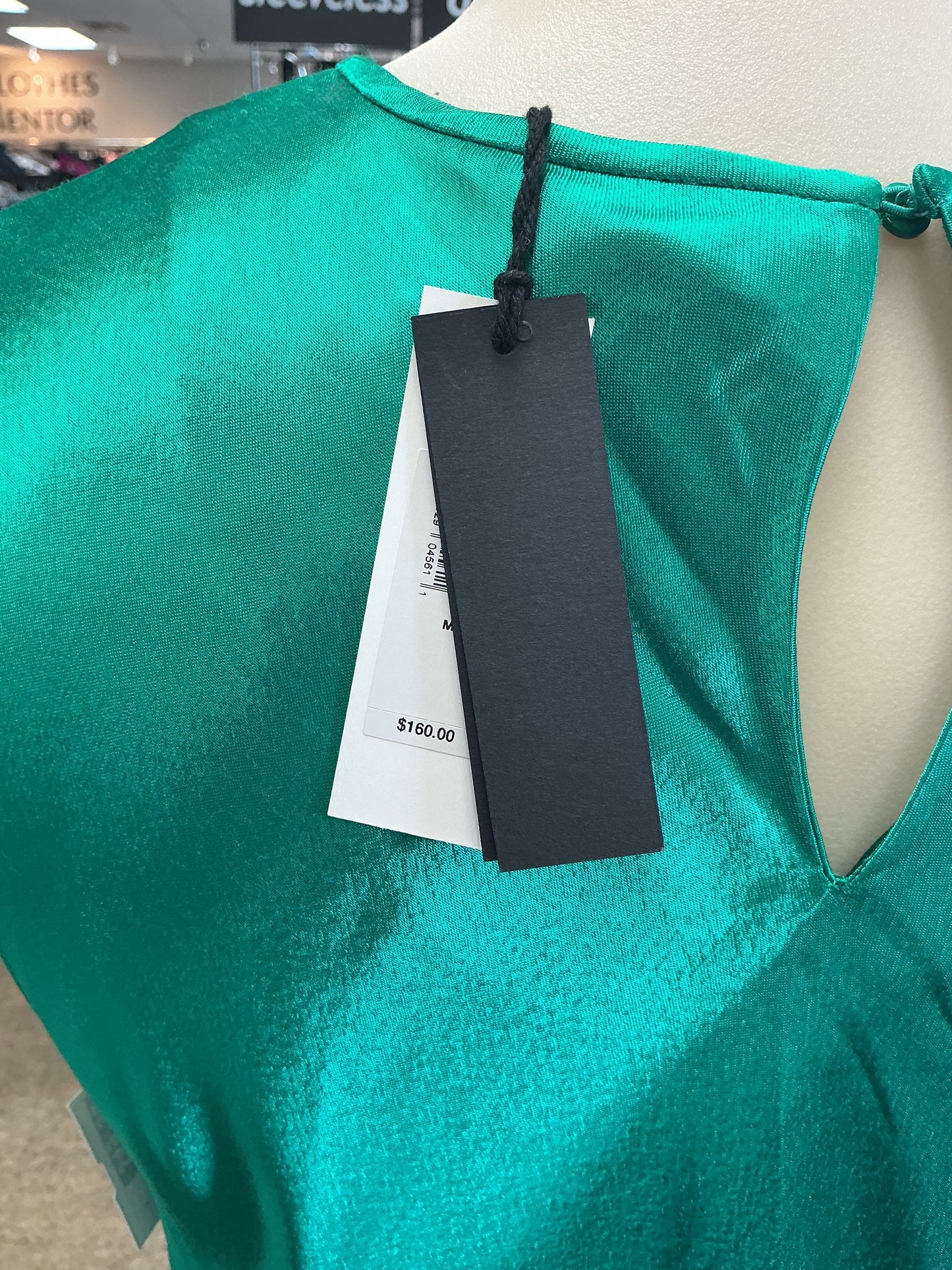 Dress Party Midi By Banana Republic In Green, Size:M
