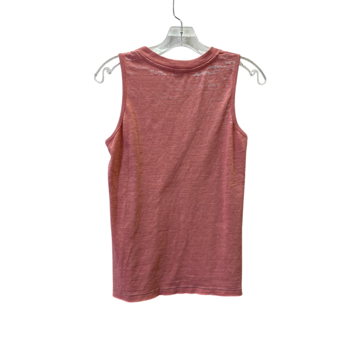 Top Sleeveless Basic By Lucky Brand In Coral, Size:Xs