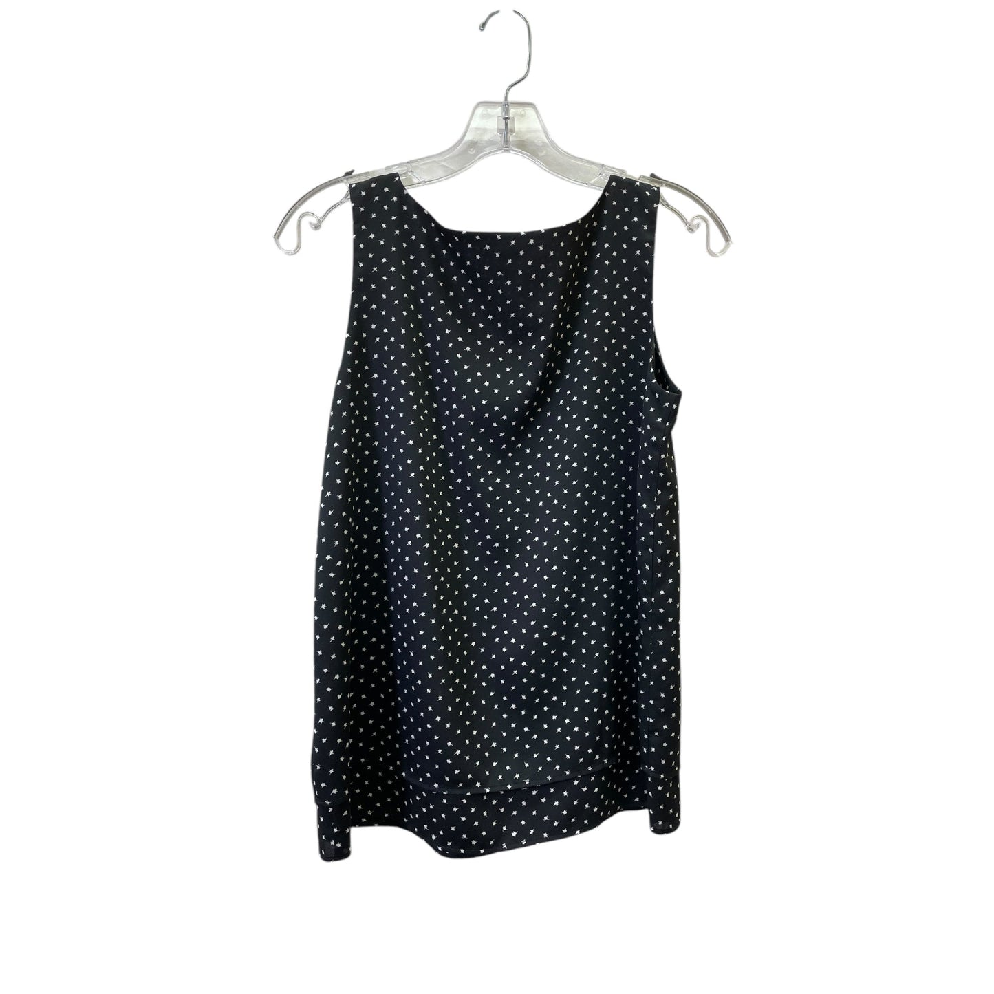 Top Sleeveless By Ann Taylor In Black & White, Size:Xs