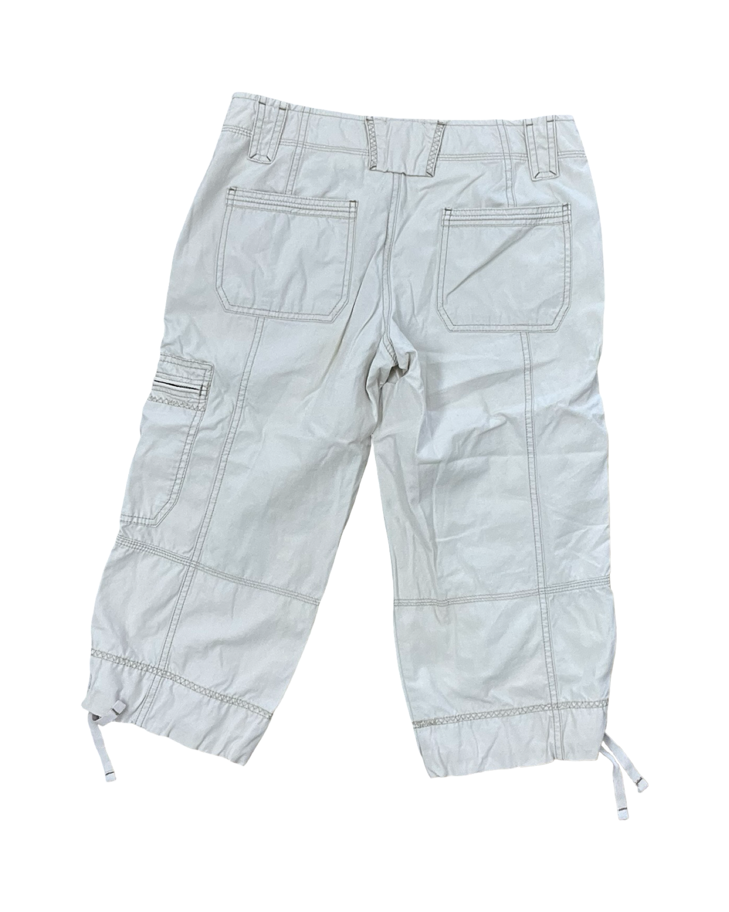 Pants Cropped By Eddie Bauer In Cream, Size:2P