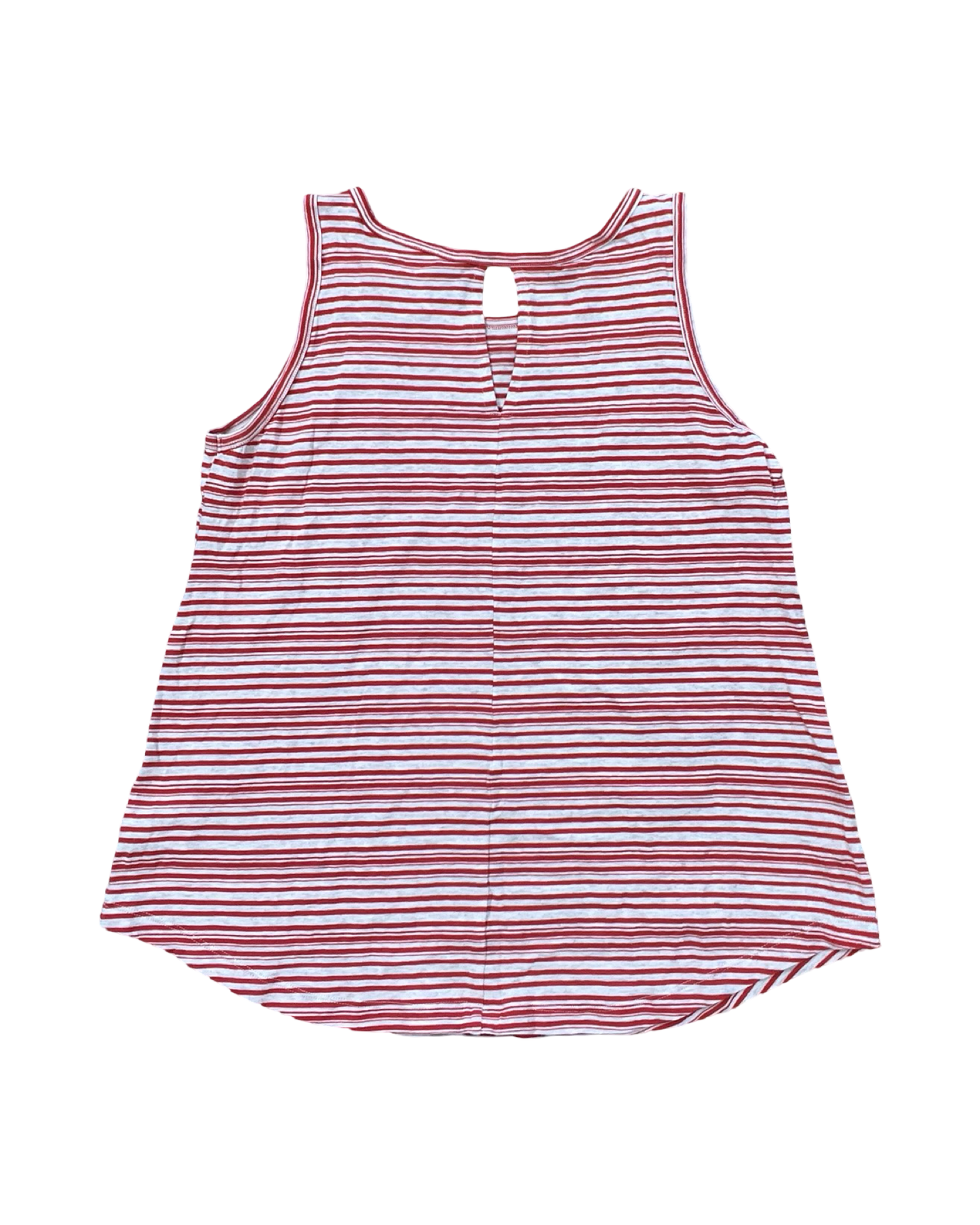 Top Sleeveless By Cabi In Cream & Red, Size:M