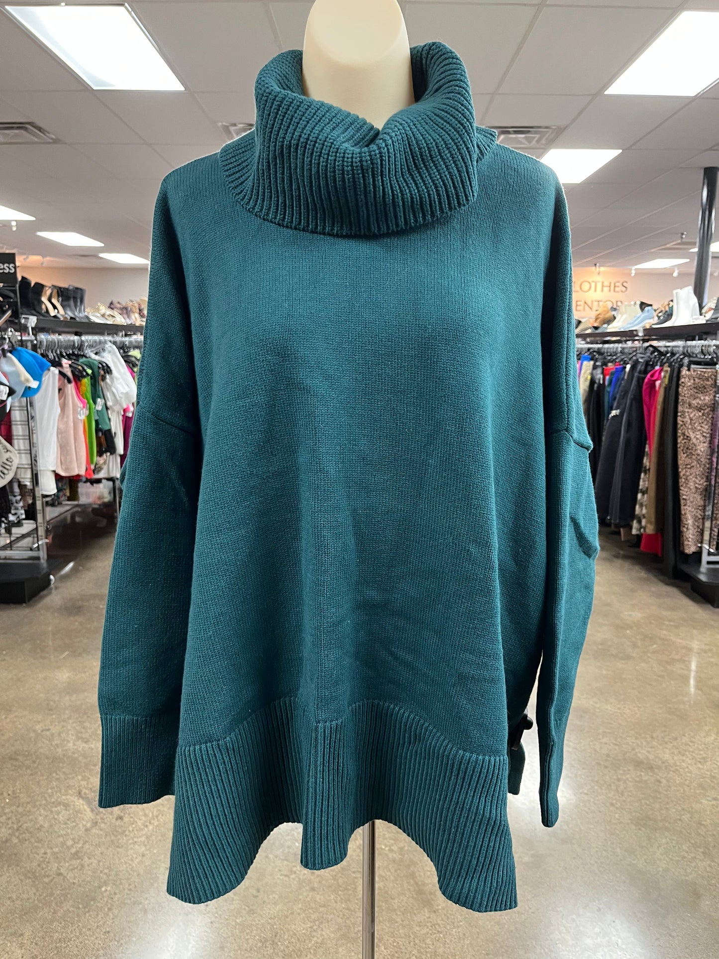 Sweater By Loft In Green, Size:L