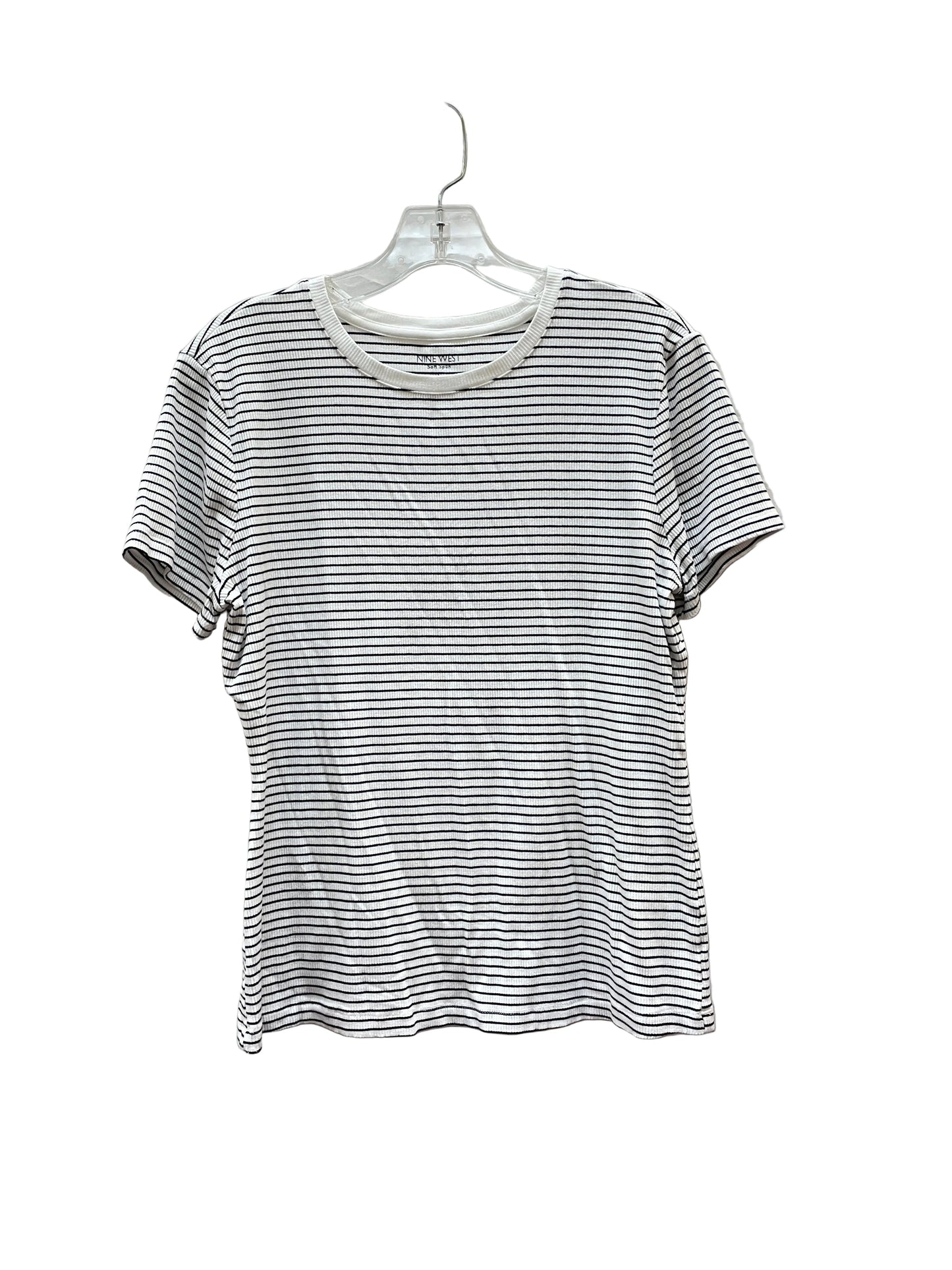 Top Ss By Nine West In Black & White, Size:L