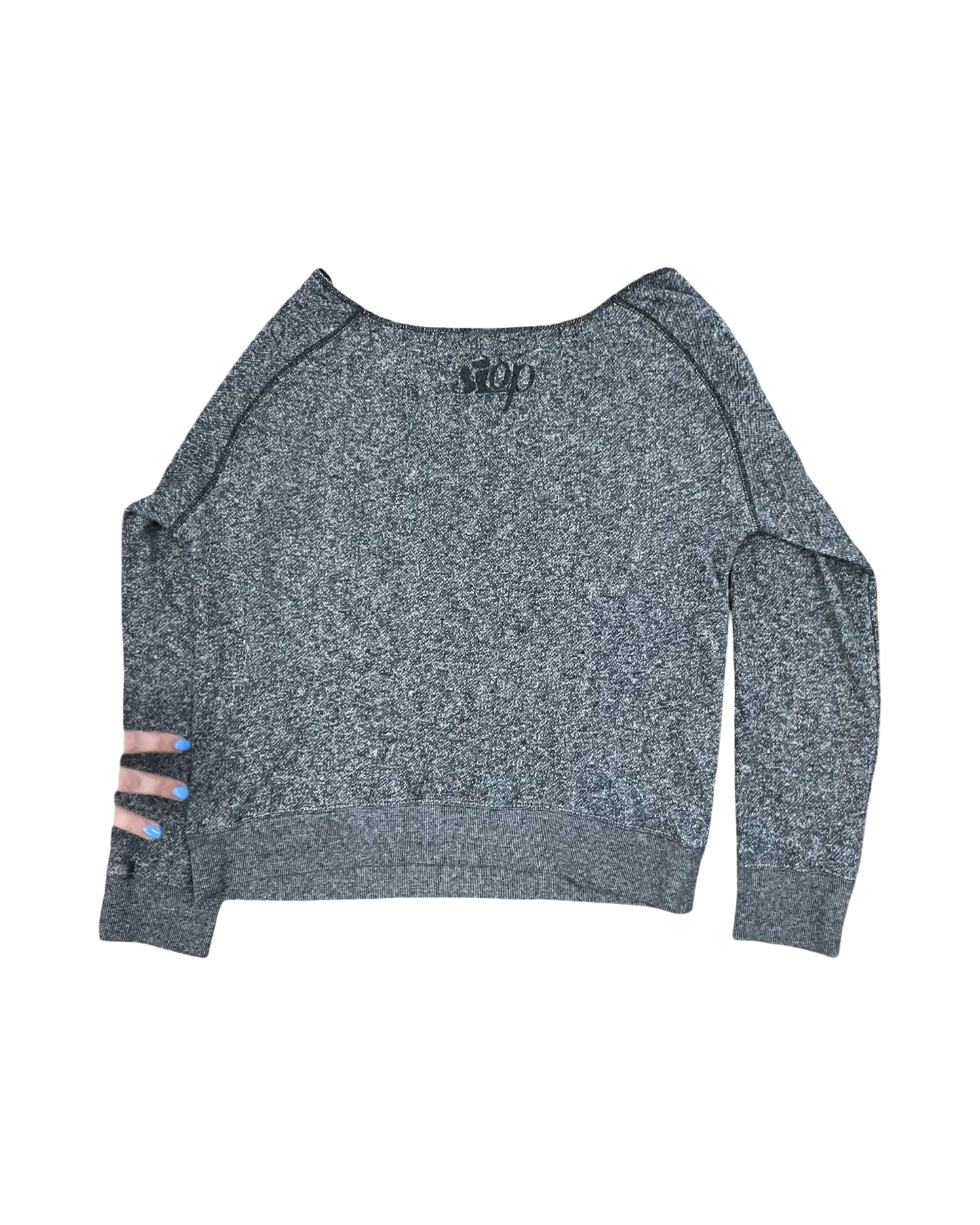 Sweatshirt Crewneck By Clothes Mentor In Grey, Size:Xl