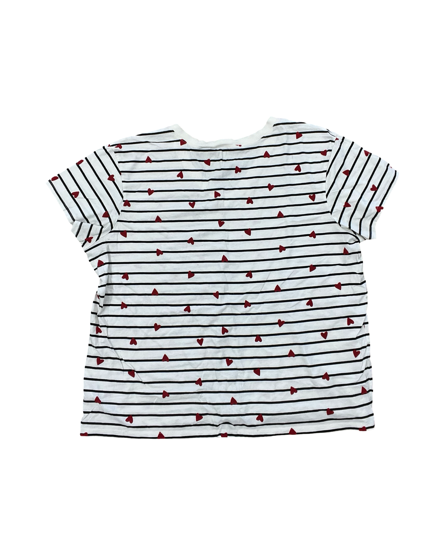 Top Ss Basic By Torrid In Black & White, Size:Xl