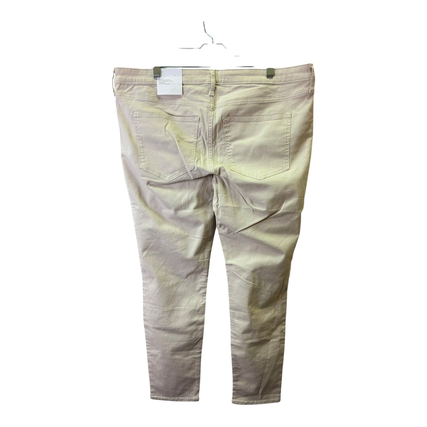 Jeans Skinny By H&M In Cream, Size:18