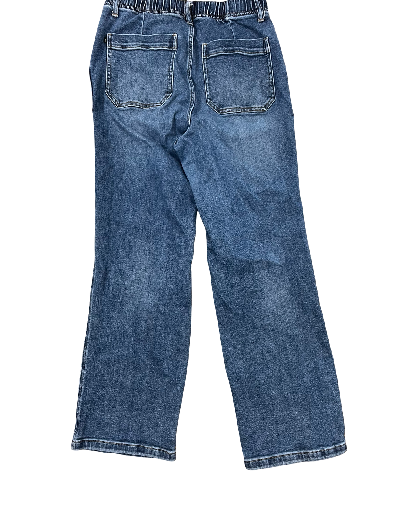 Jeans Wide Leg By Judy Blue In Blue Denim, Size:10