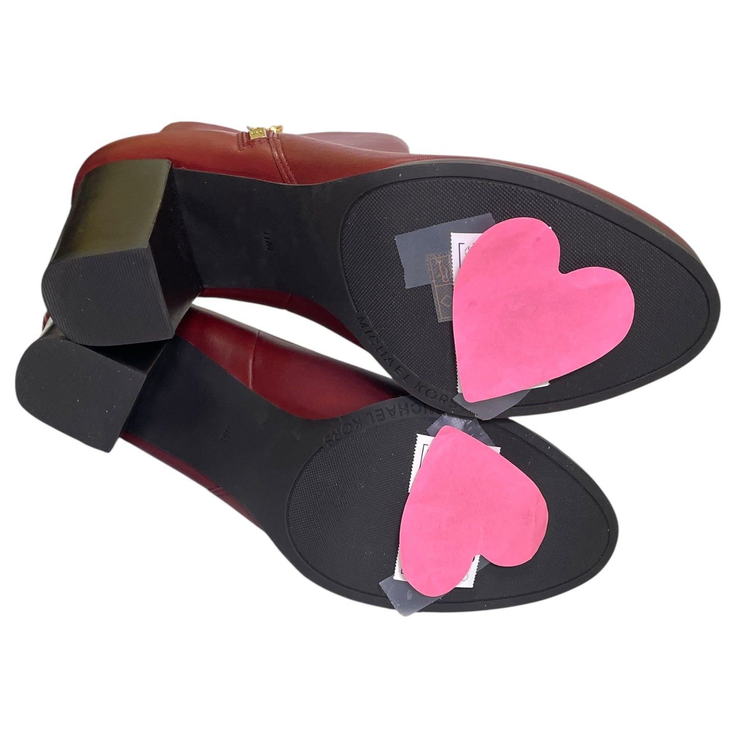 Boots Designer By Michael Kors In Red, Size:11