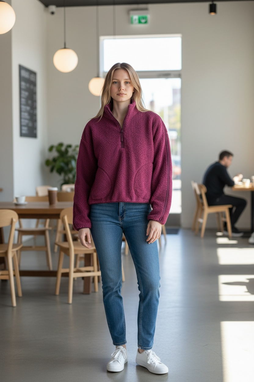 Sweatshirt Collar By Old Navy In Purple, Size: L