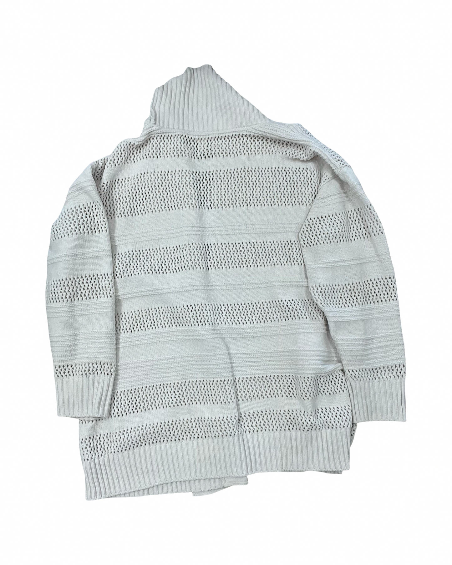 Cardigan By Terra & Sky In Cream, Size:1X