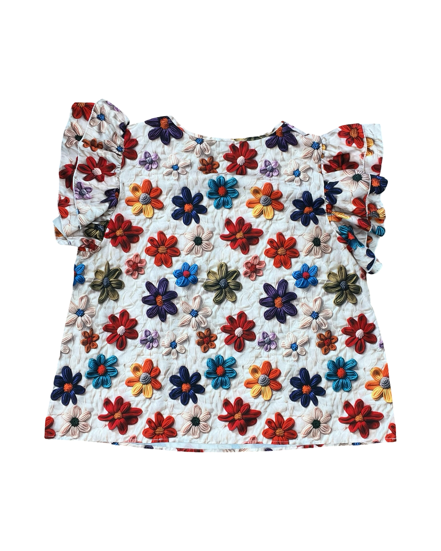 Top Ss By Clothes Mentor In Floral Print, Size:2X