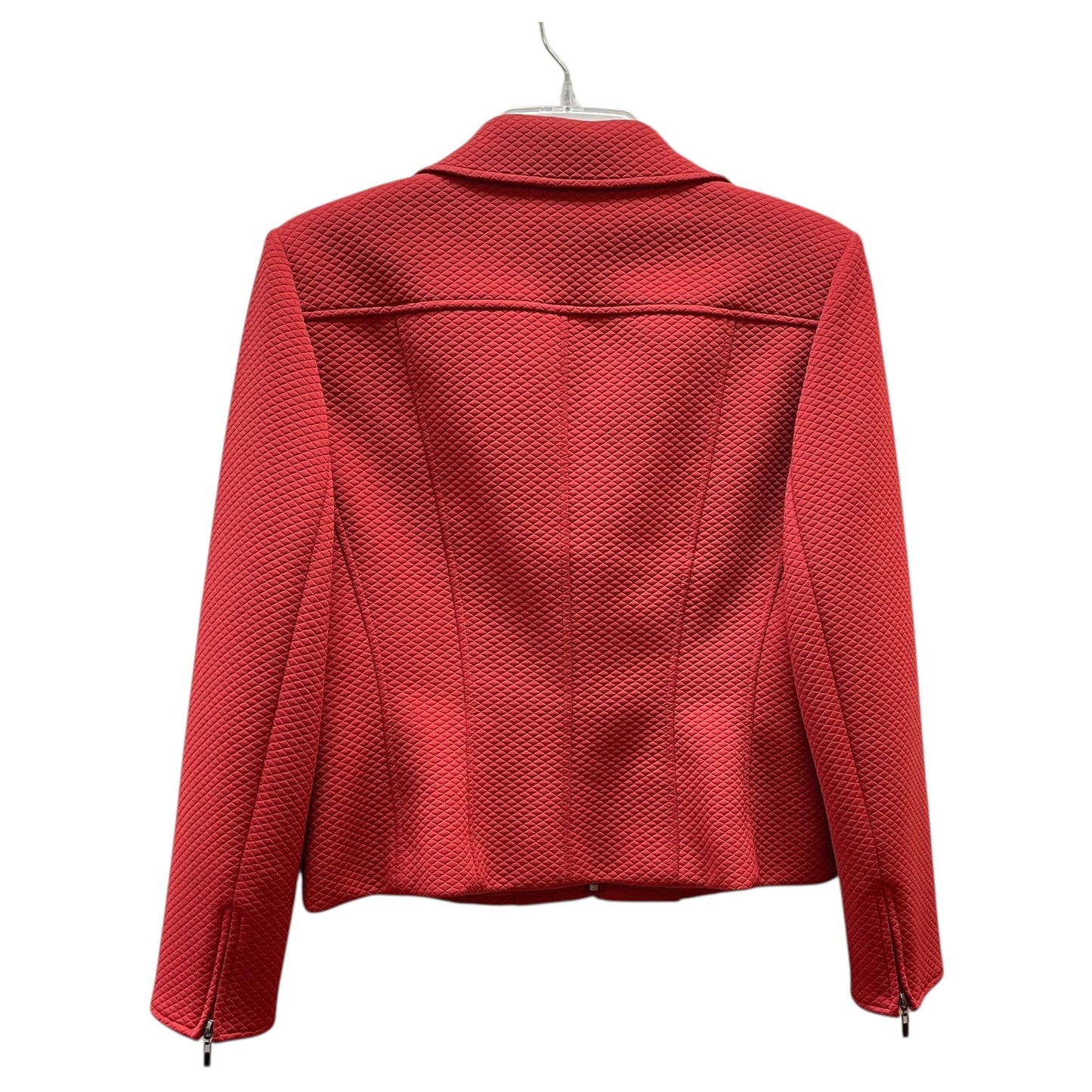 Jacket Puffer & Quilted By Talbots In Orange, Size:10