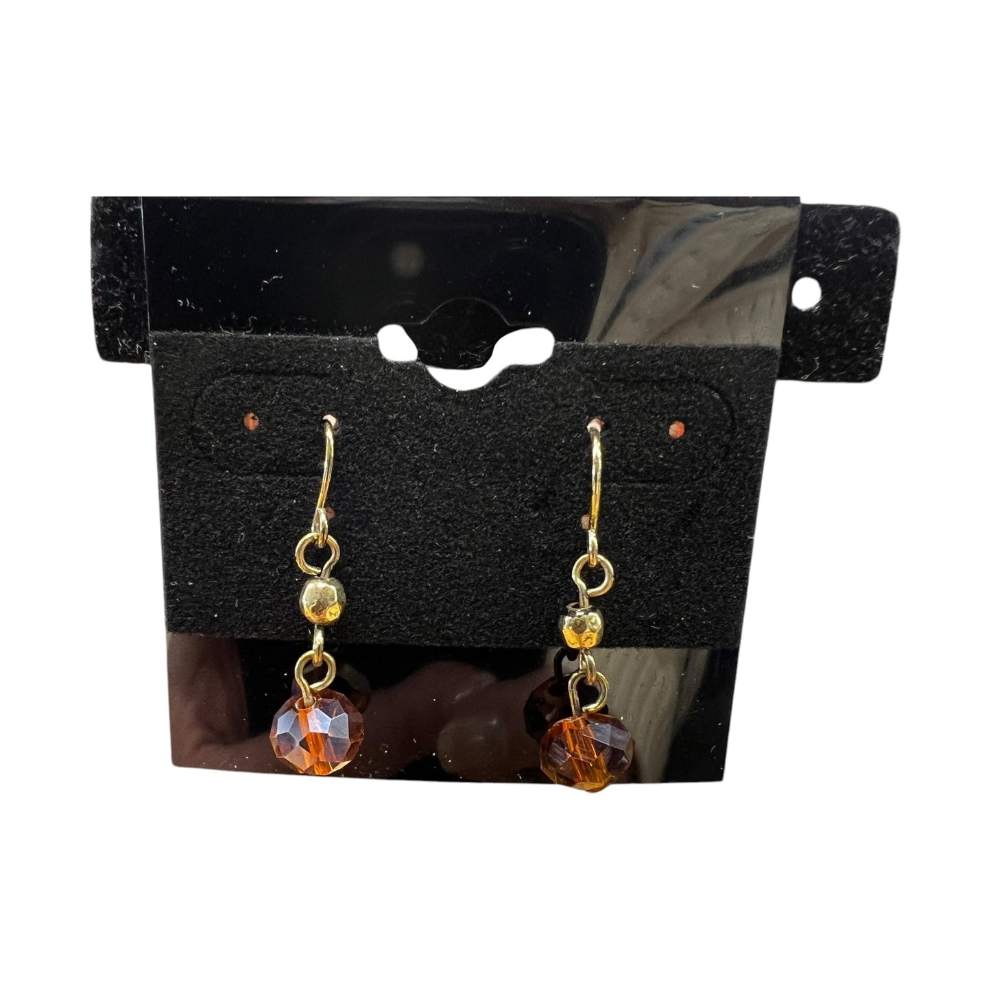 Earrings Dangle/Drop In Brown