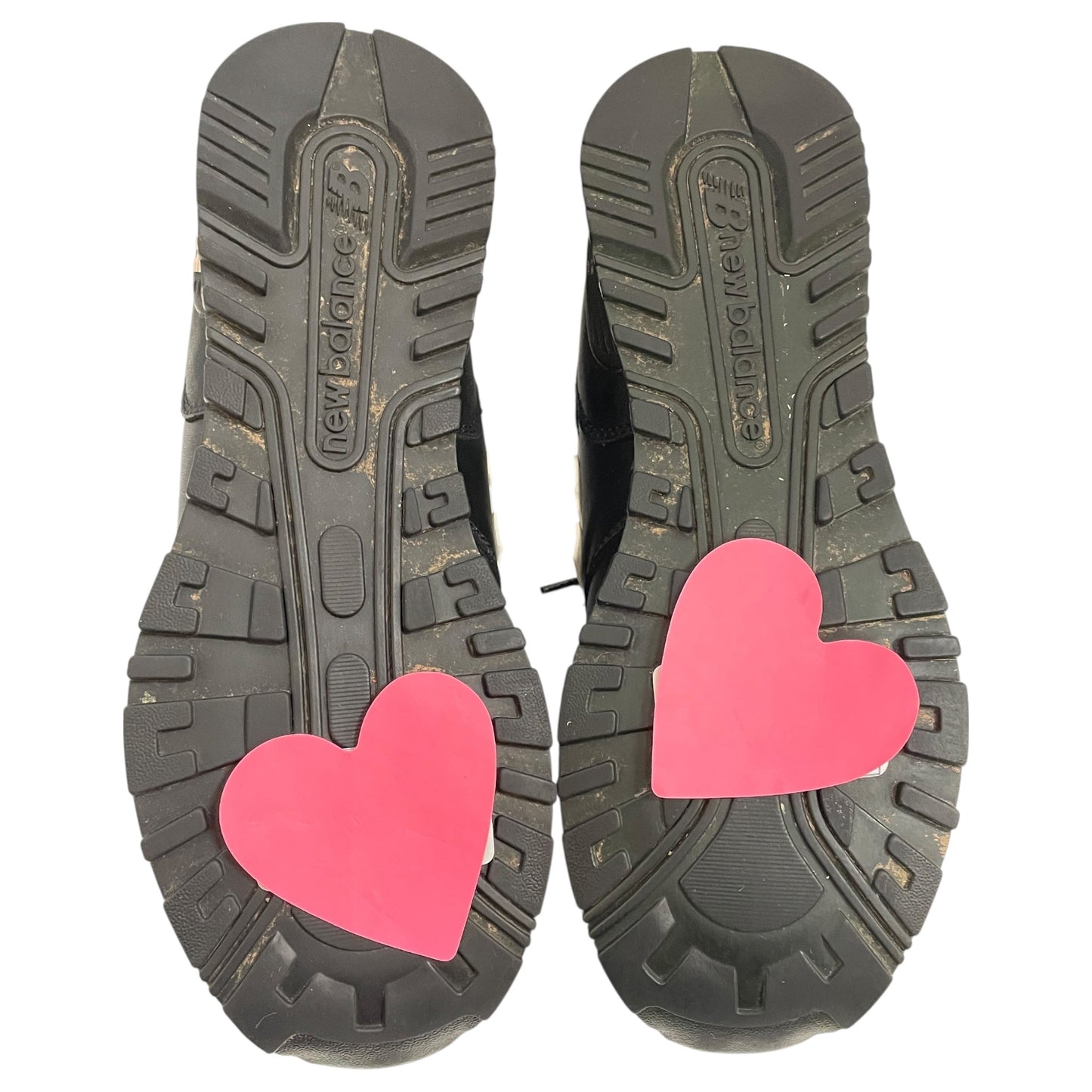 SHOES ATHLETIC by NEW BALANCE In BLACK & WHITE, Size: 9