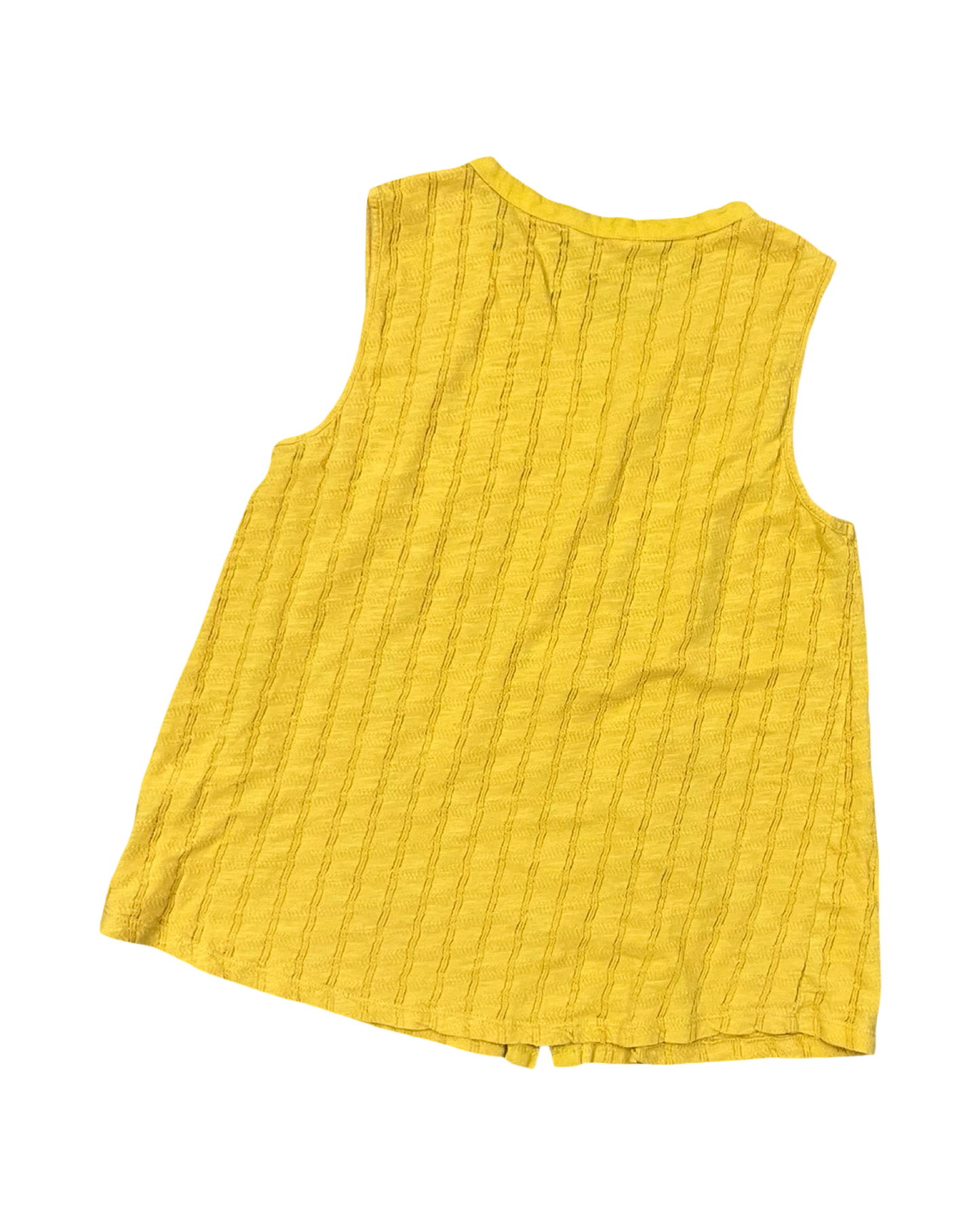 Top Sleeveless By Lucky Brand In Gold, Size:M