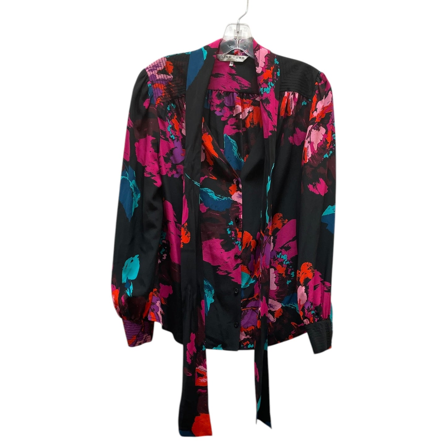 Blouse Ls By Trina Turk In Floral Print, Size:M