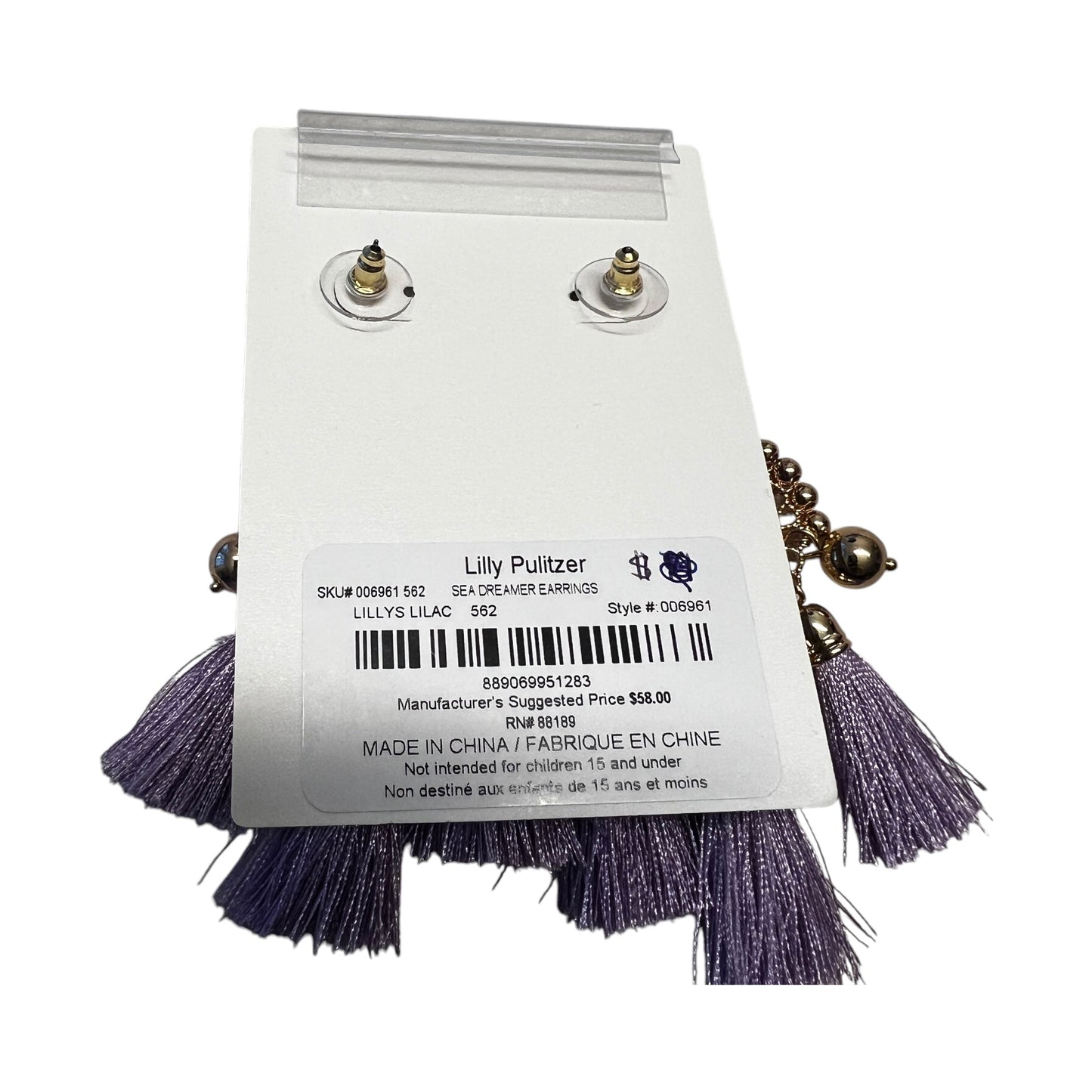 Earrings Designer By Lilly Pulitzer In Gold