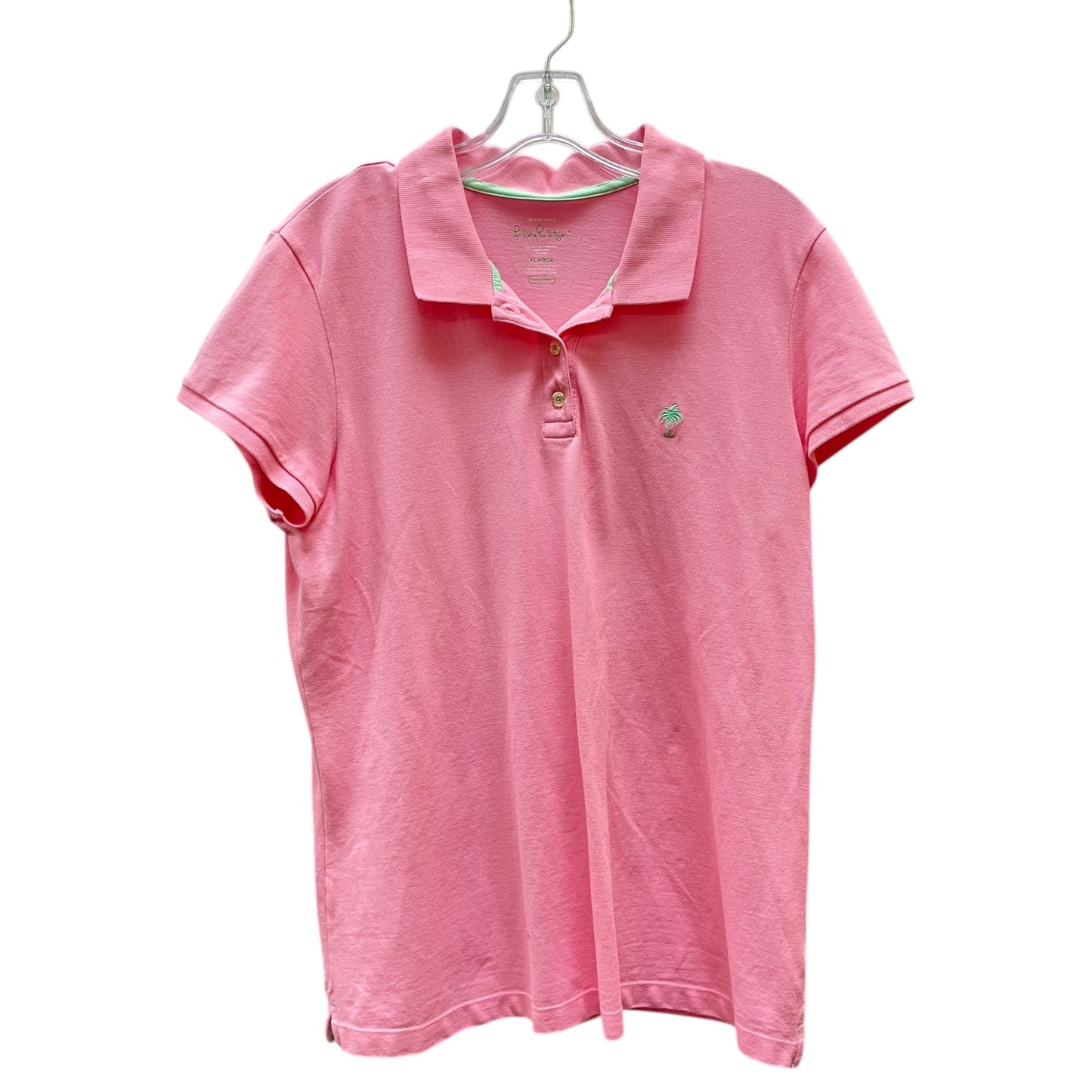 Top Ss Designer By Lilly Pulitzer In Pink, Size:Xl