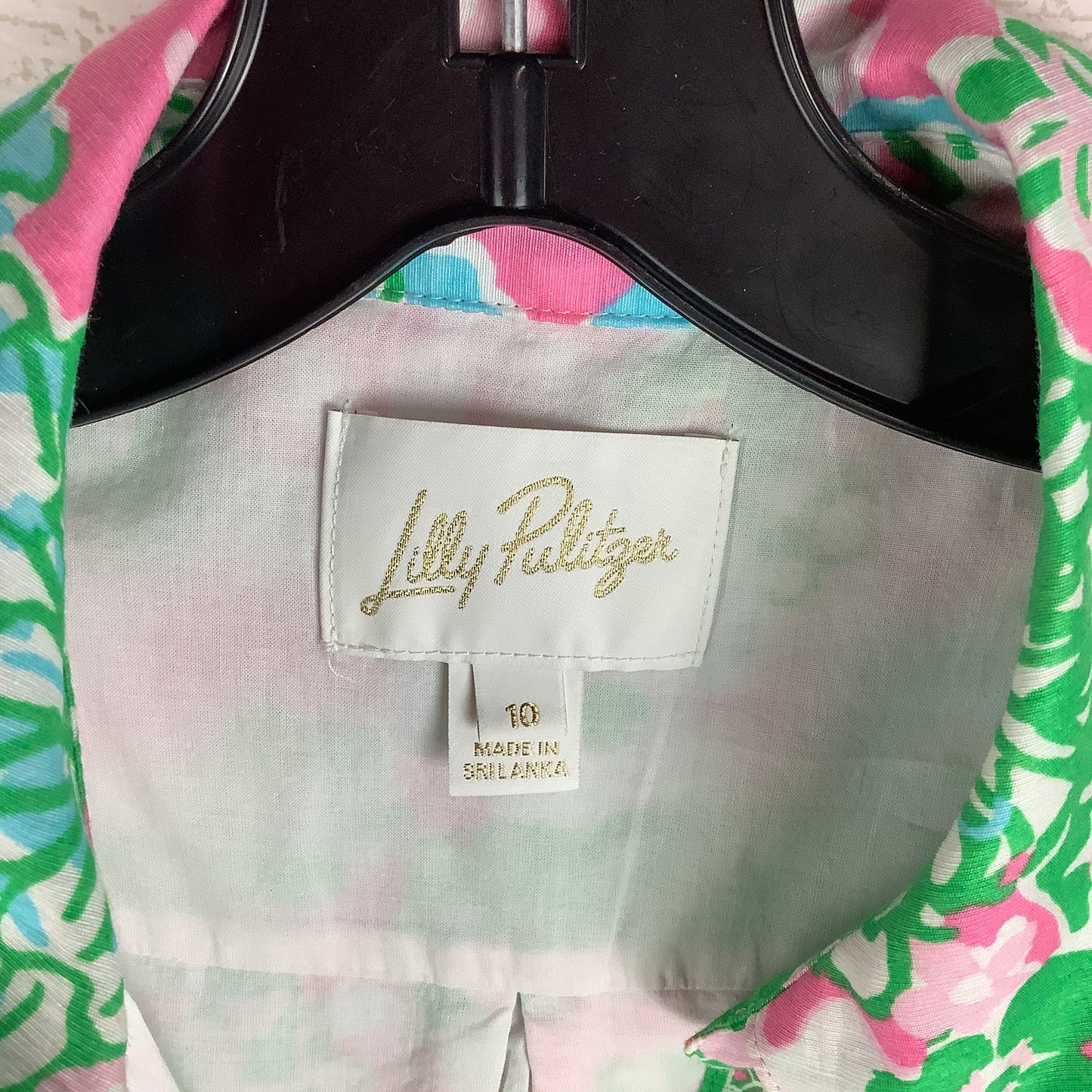 Dress Designer By Lilly Pulitzer In Floral Print, Size: 10