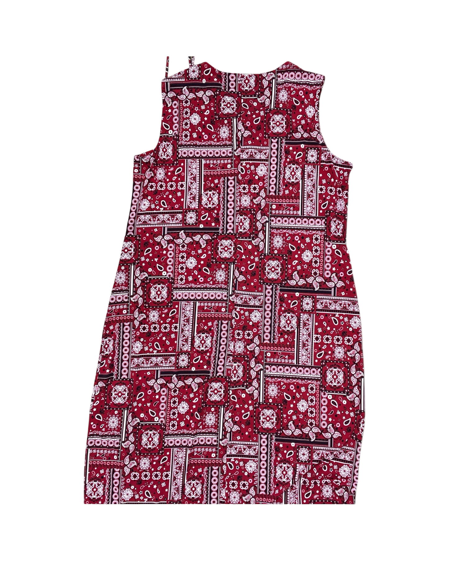 Dress Casual Maxi By Cj Banks In Red & White, Size:1X